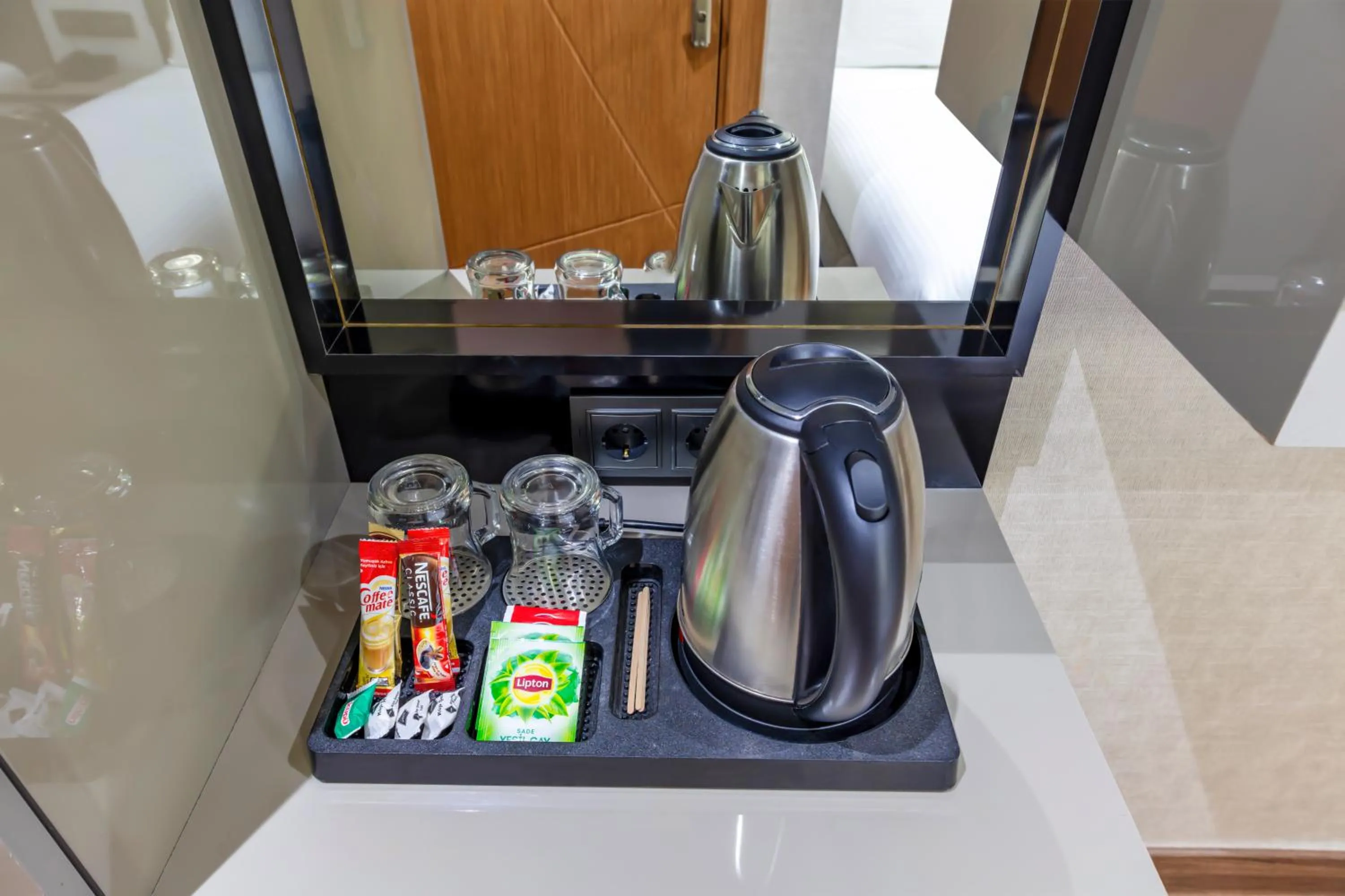 Coffee/tea facilities in Dem Premium Hotel - Round Trip Airport Service - Istanbul International Airport