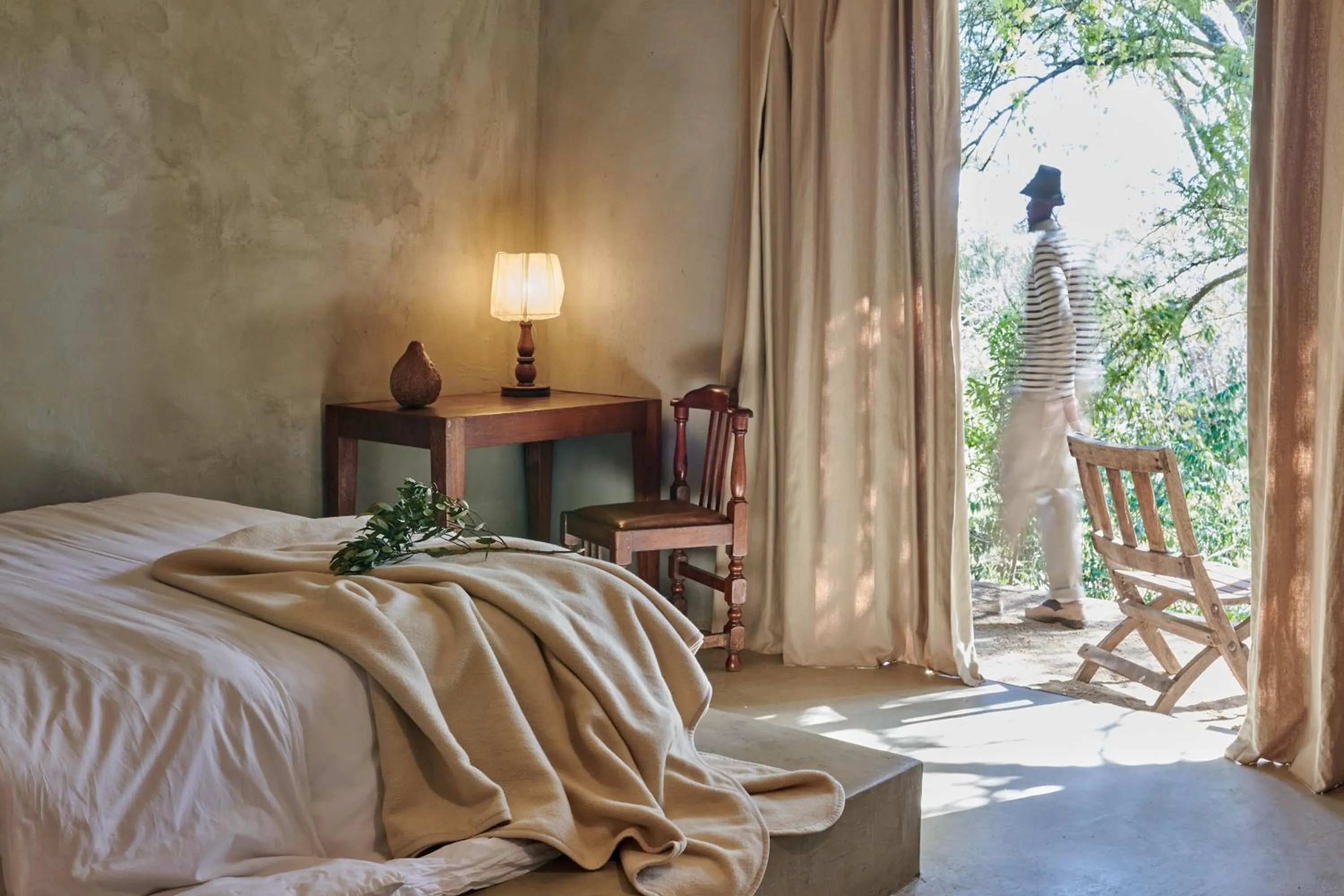 Garden view, Bed in FARMHOUSE58