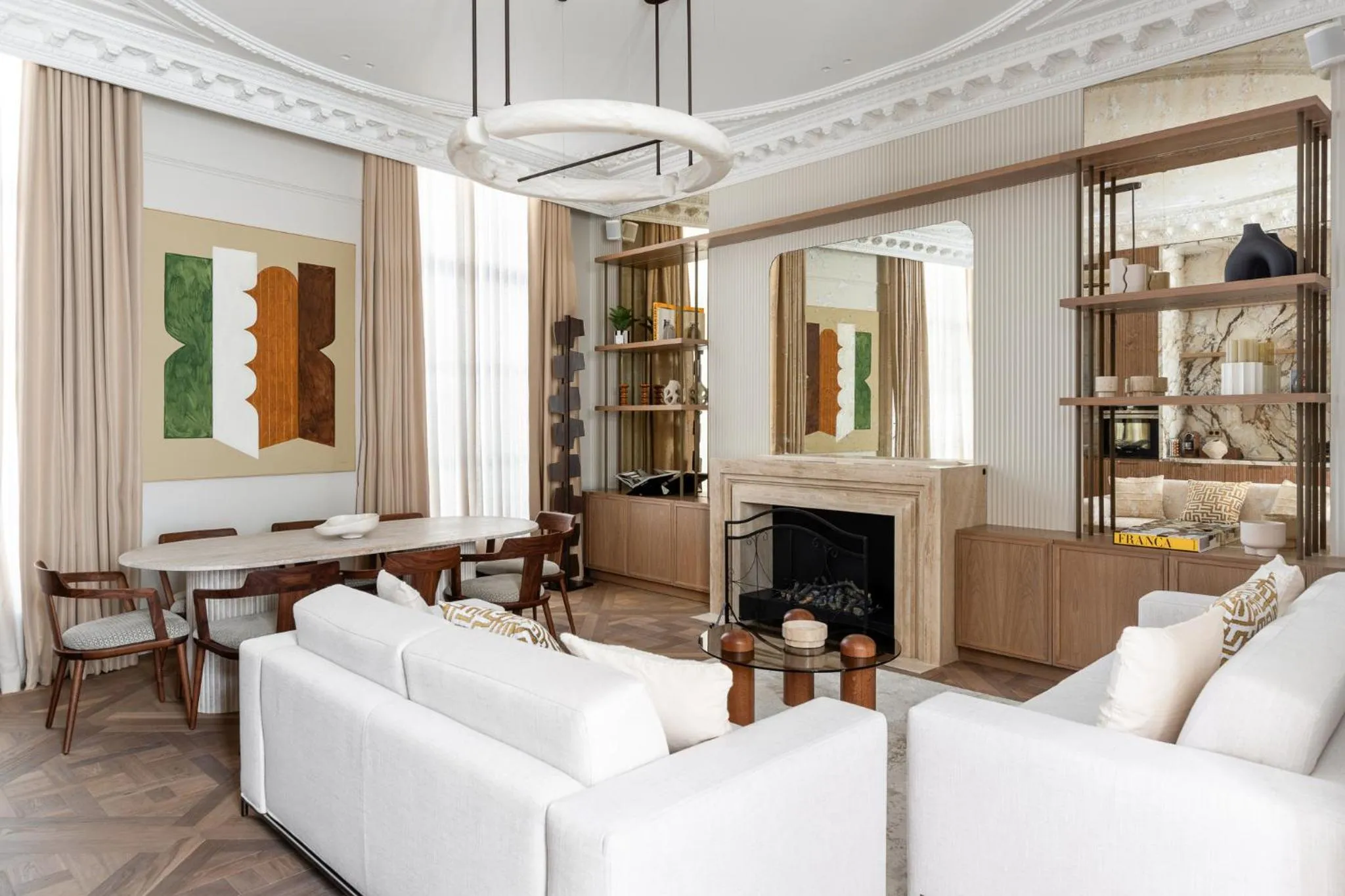 Living room in HIGHSTAY - Luxury Serviced Apartments - Le Marais