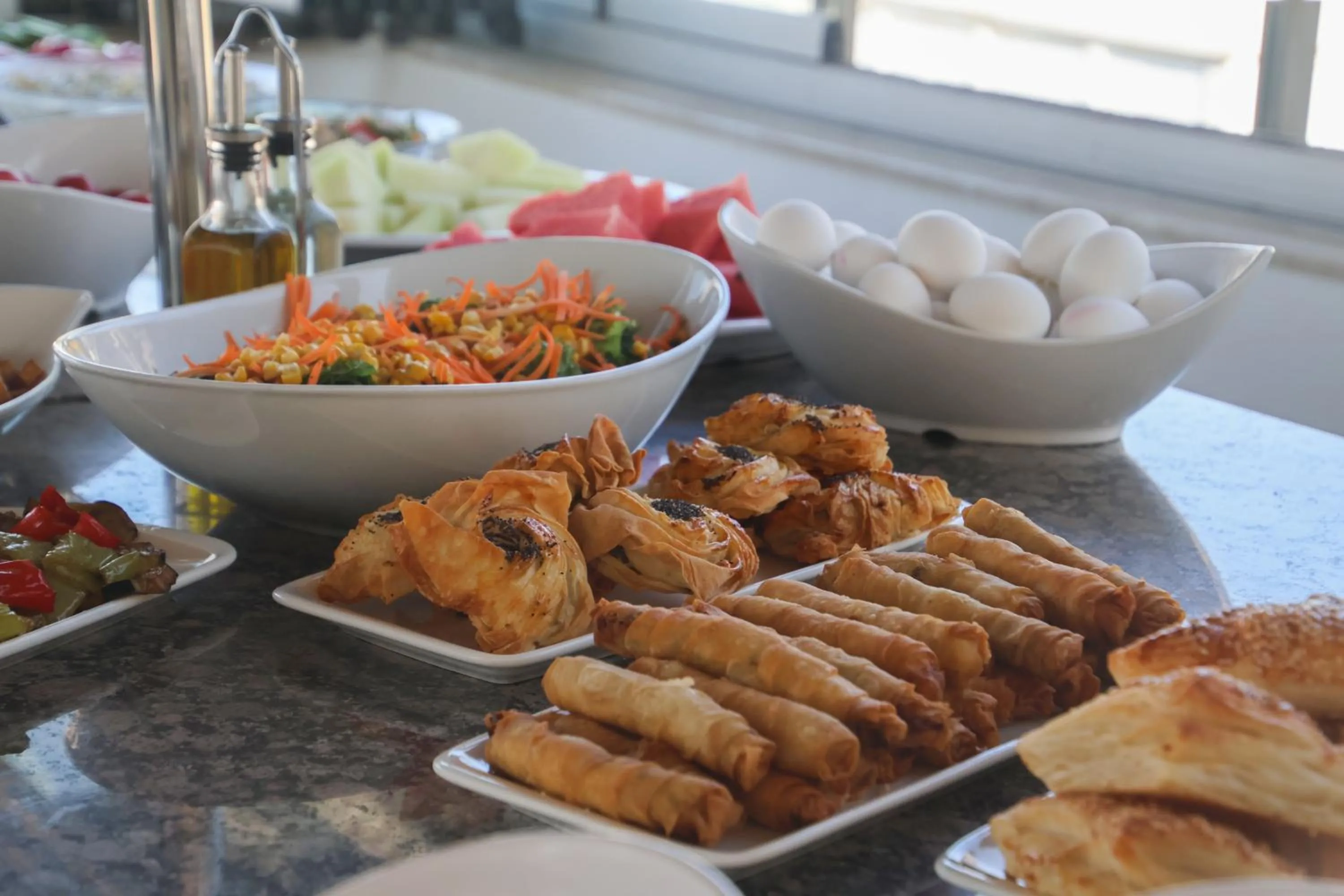 Buffet breakfast in Hermes Hotel