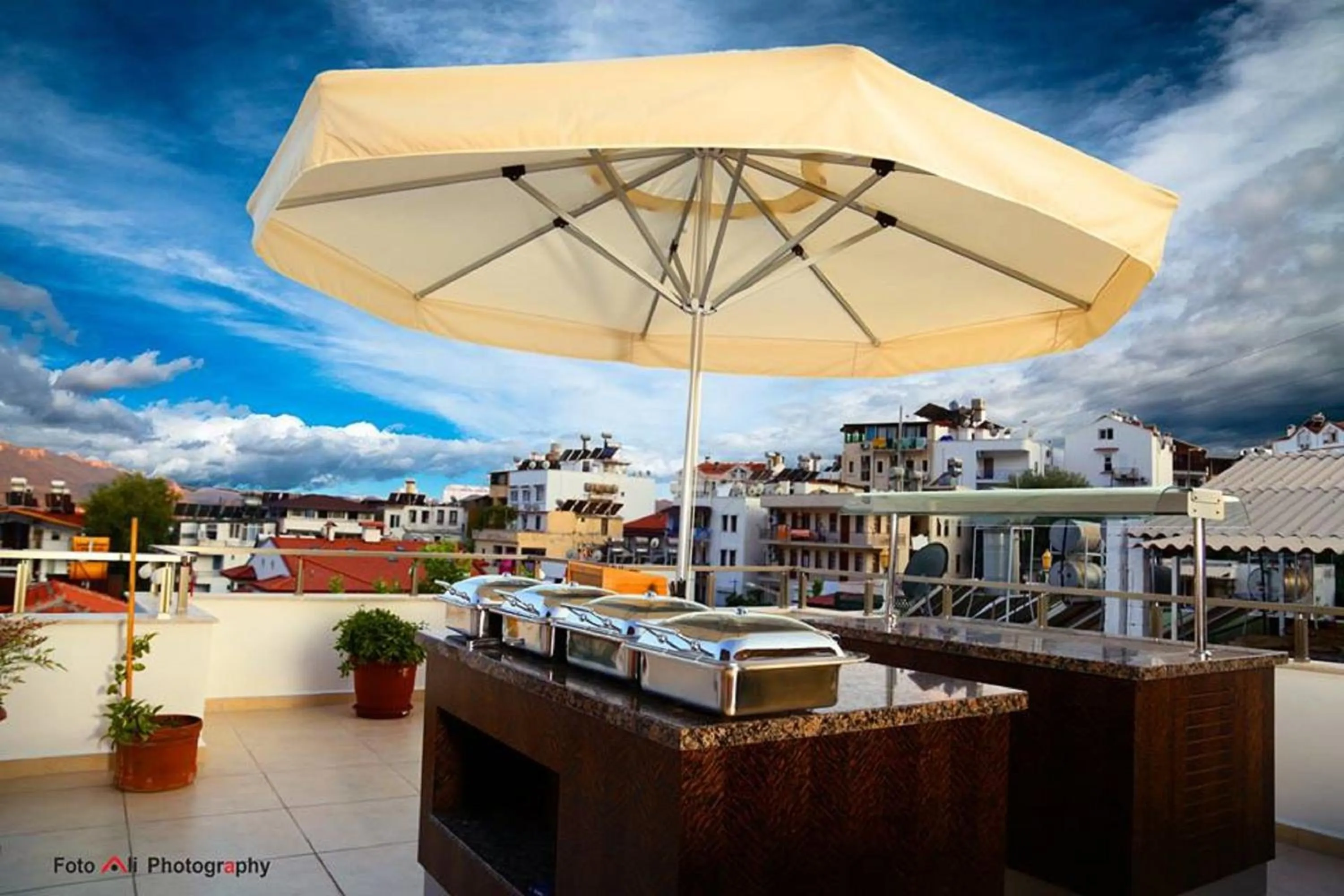 Balcony/Terrace in Hermes Hotel