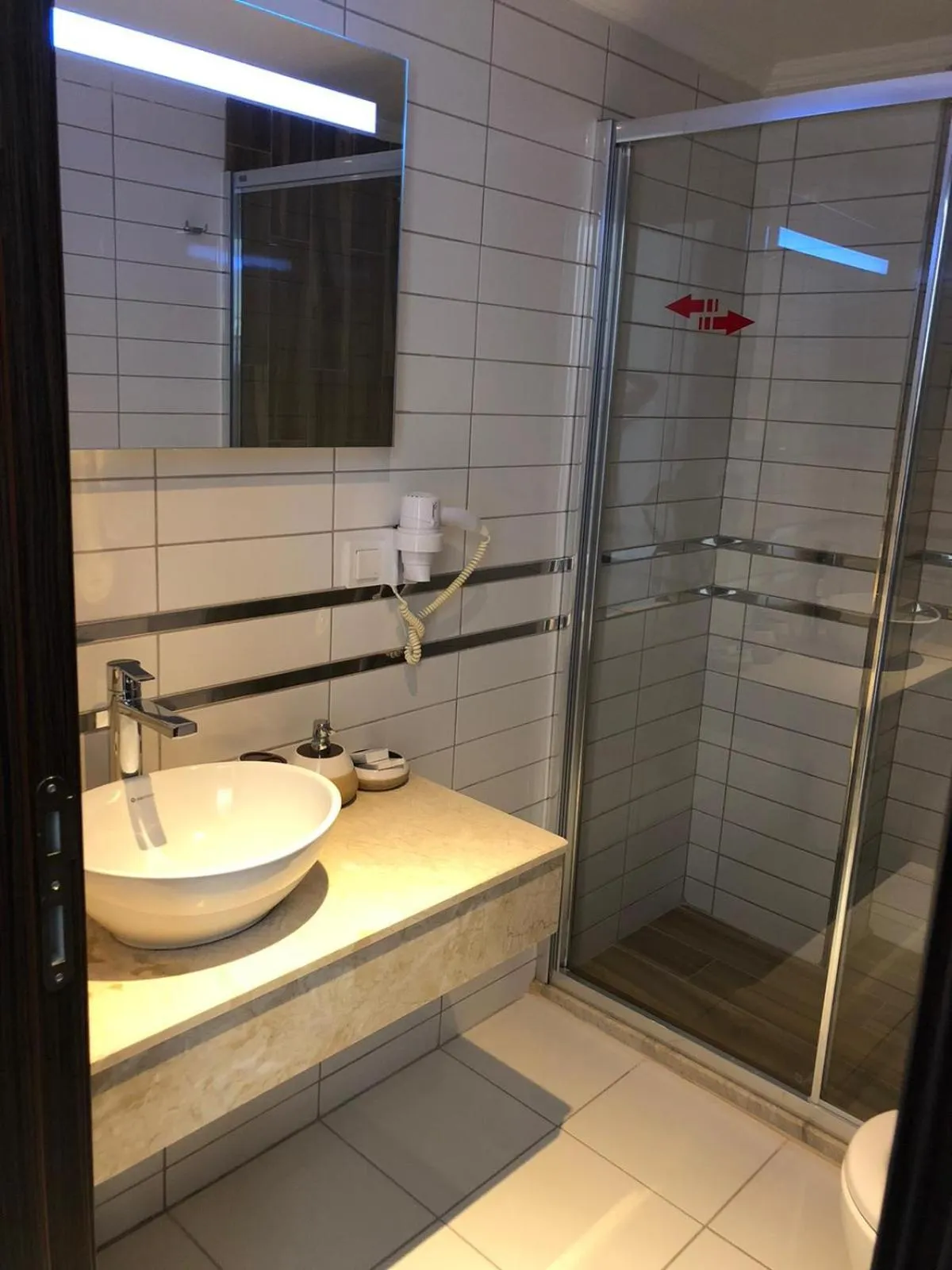 Bathroom in Hermes Hotel