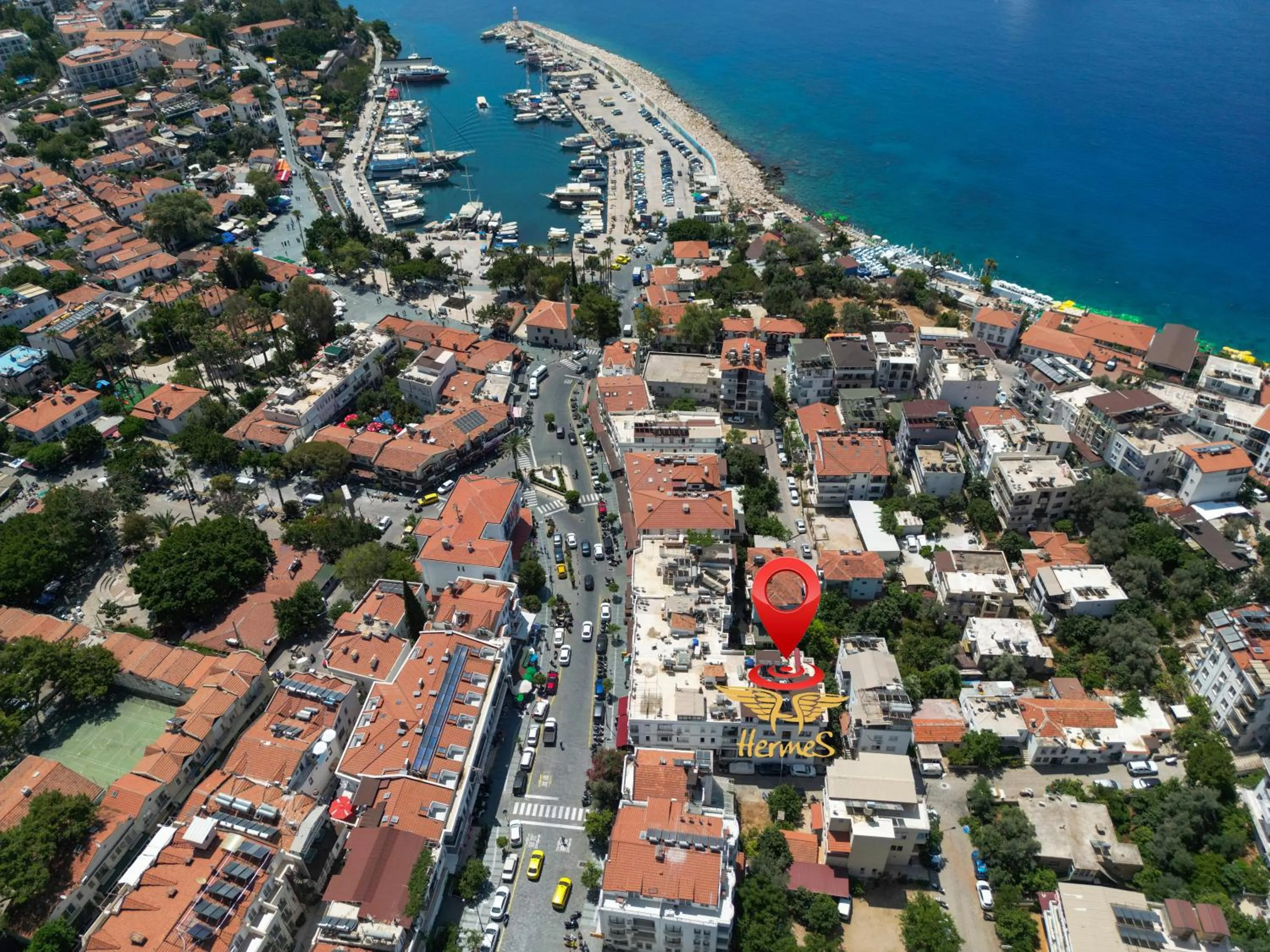 Bird's eye view in Hermes Hotel