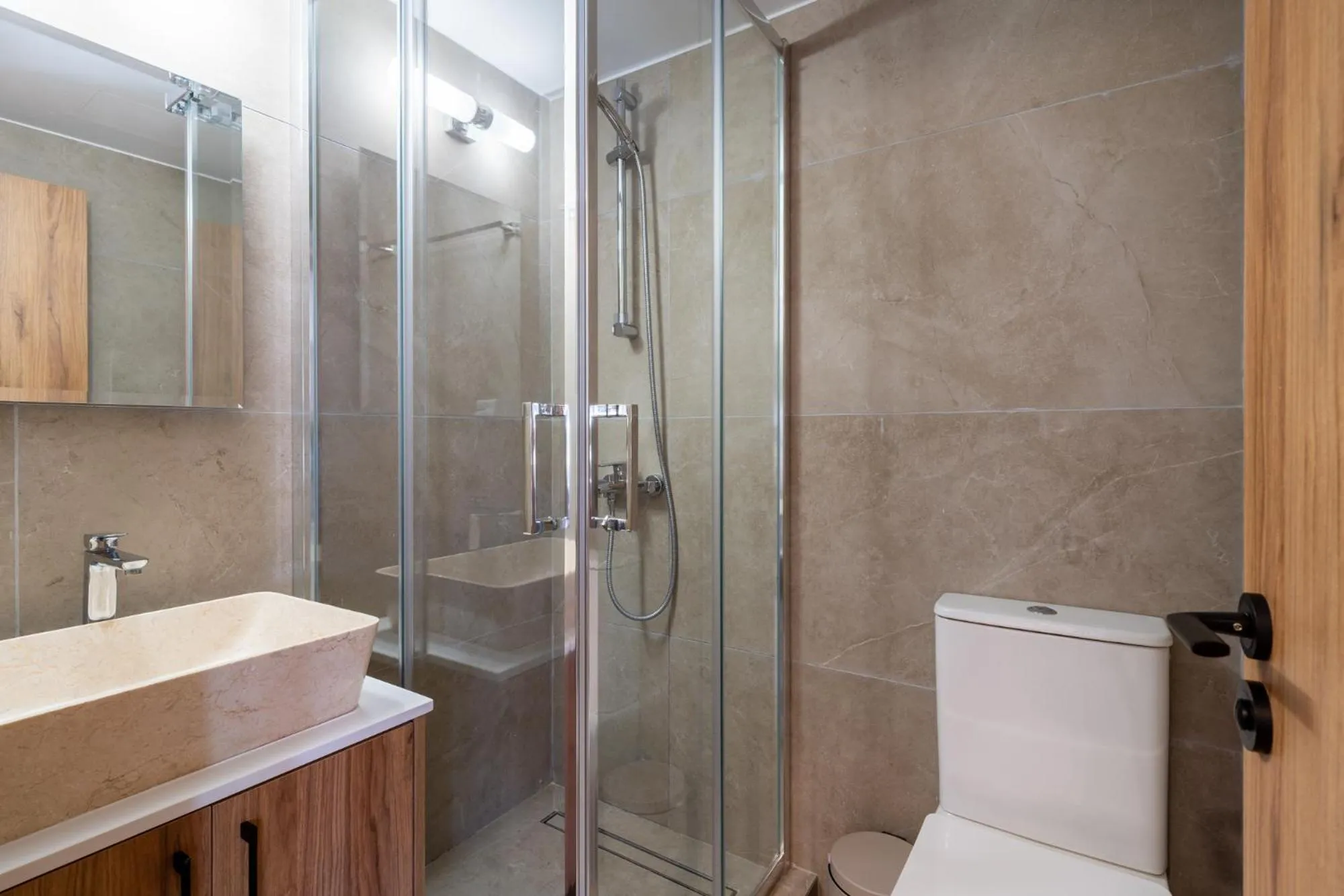 Shower in Stone Court Boutique Studios