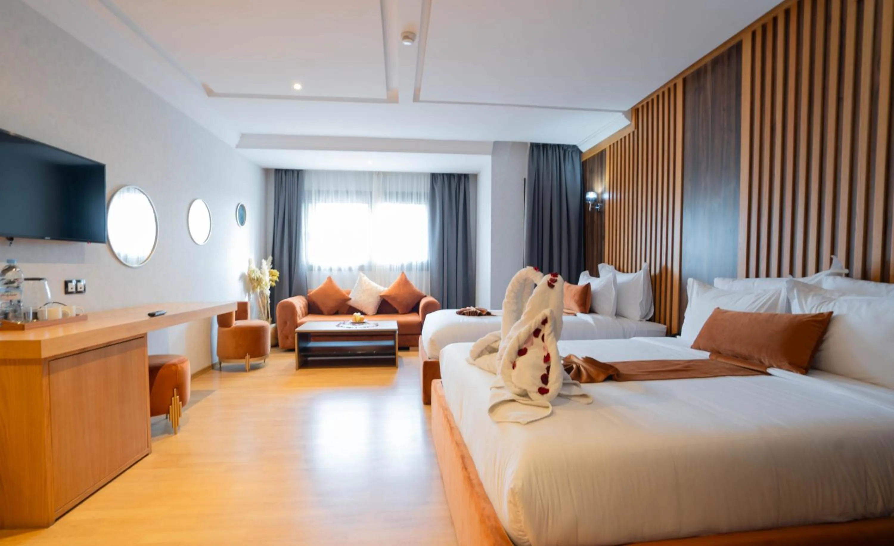 Bed in Razane Hôtel