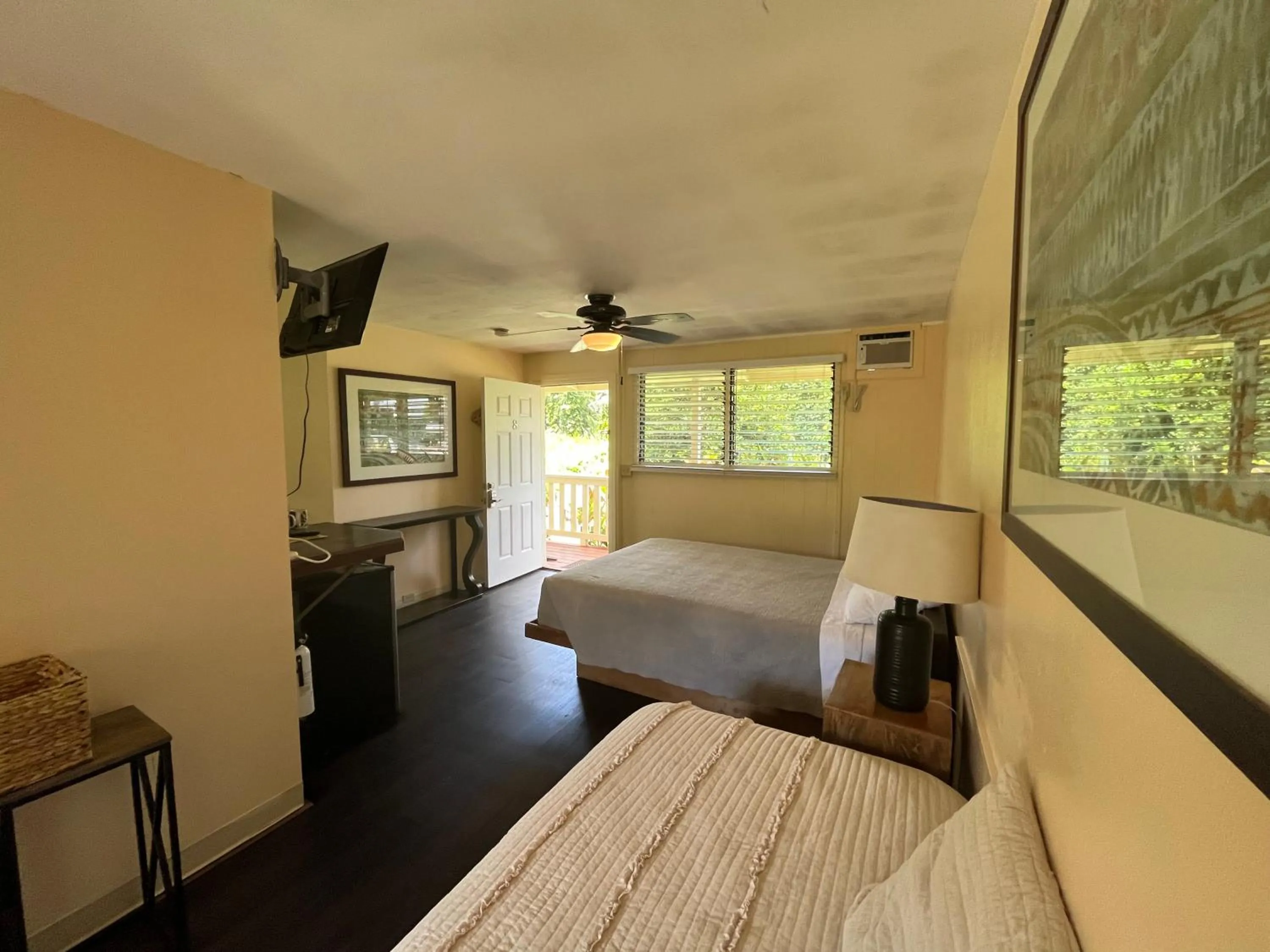 Bed in Aaron’s cottage