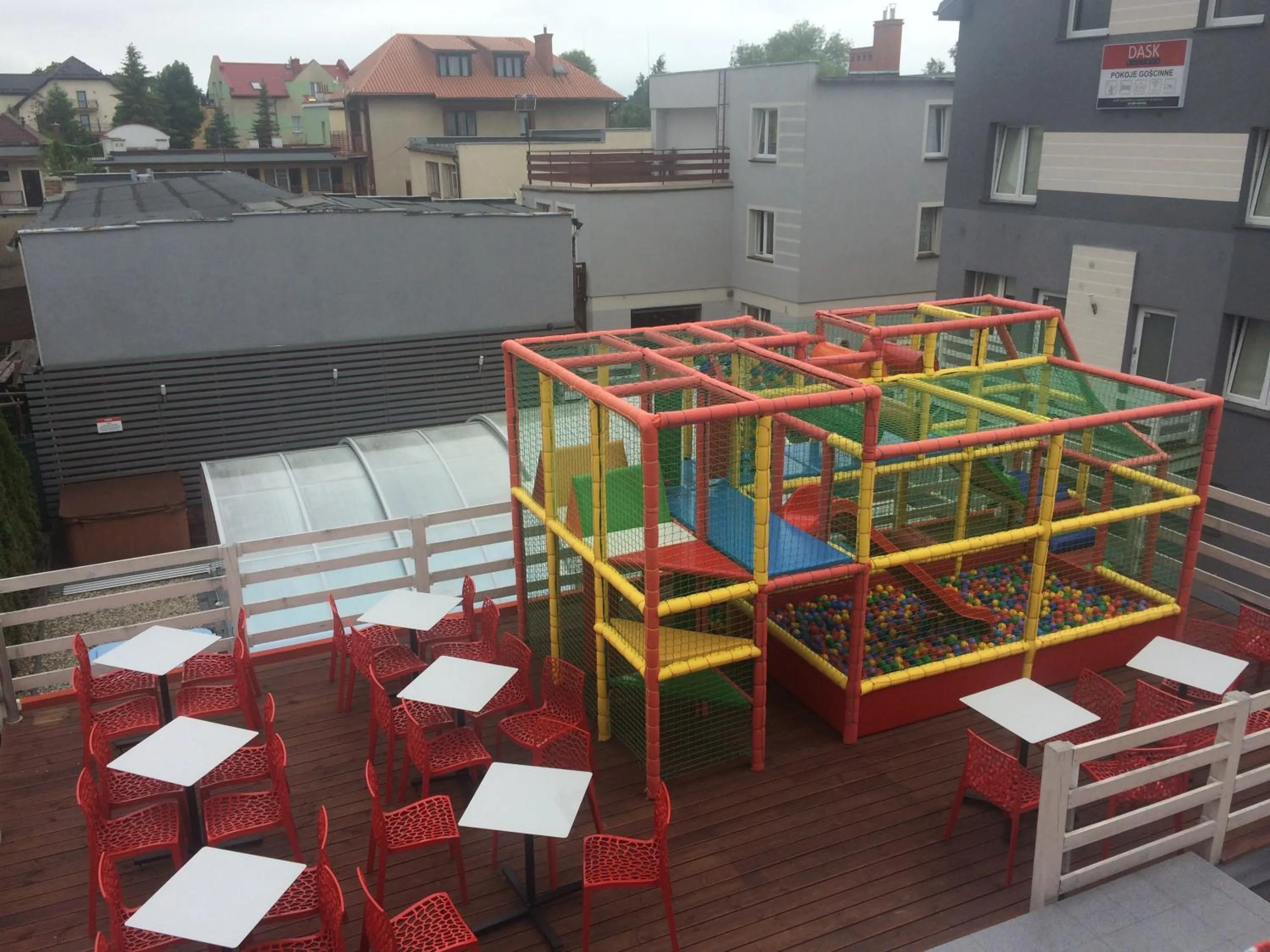 Children play ground in Pokoje Gościnne Dask Aqua Holiday