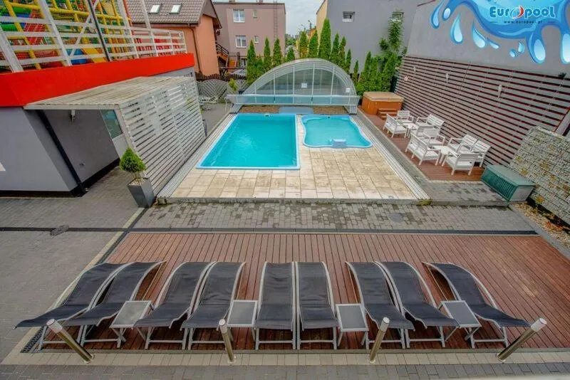 Pool view in Pokoje Gościnne Dask Aqua Holiday