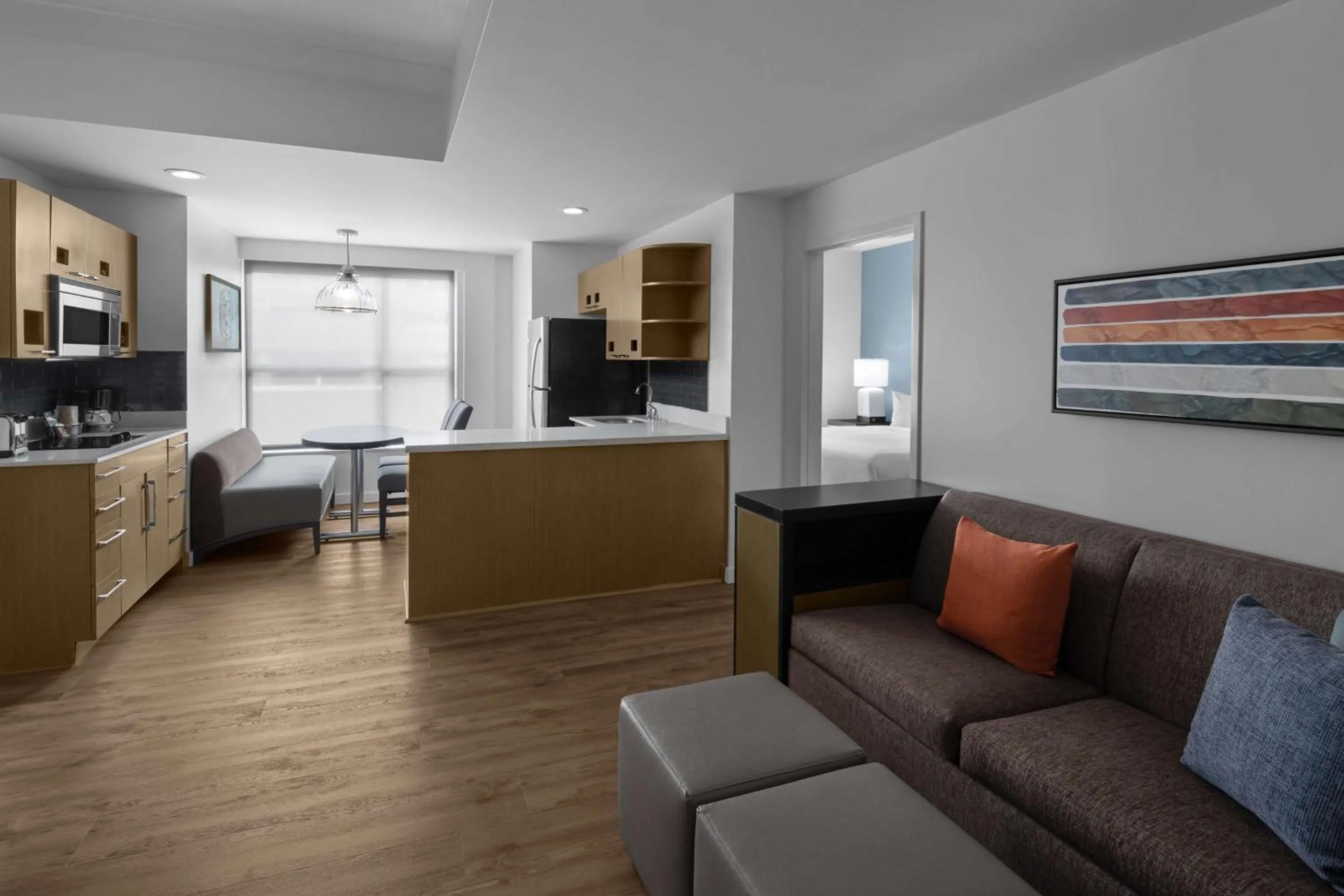 Photo of the whole room in Hyatt House Raleigh North Hills