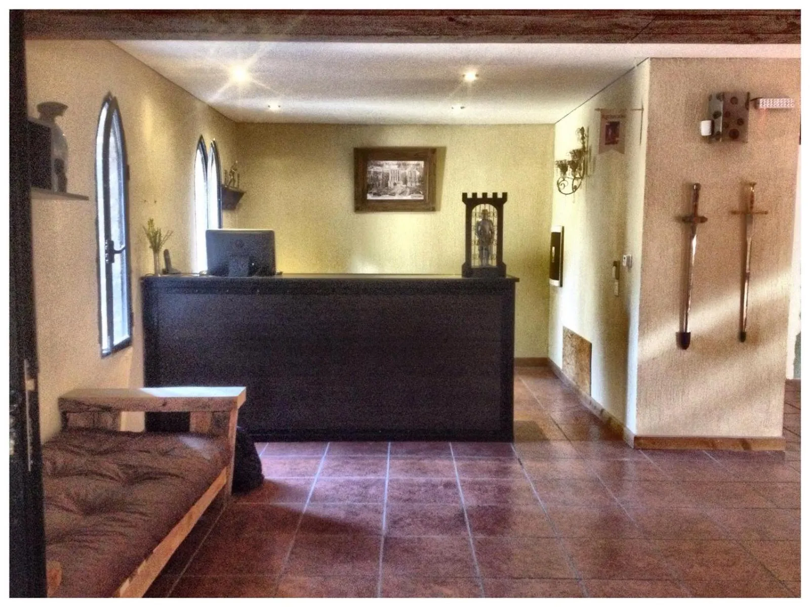 Lobby or reception in Del Caballero Hotel