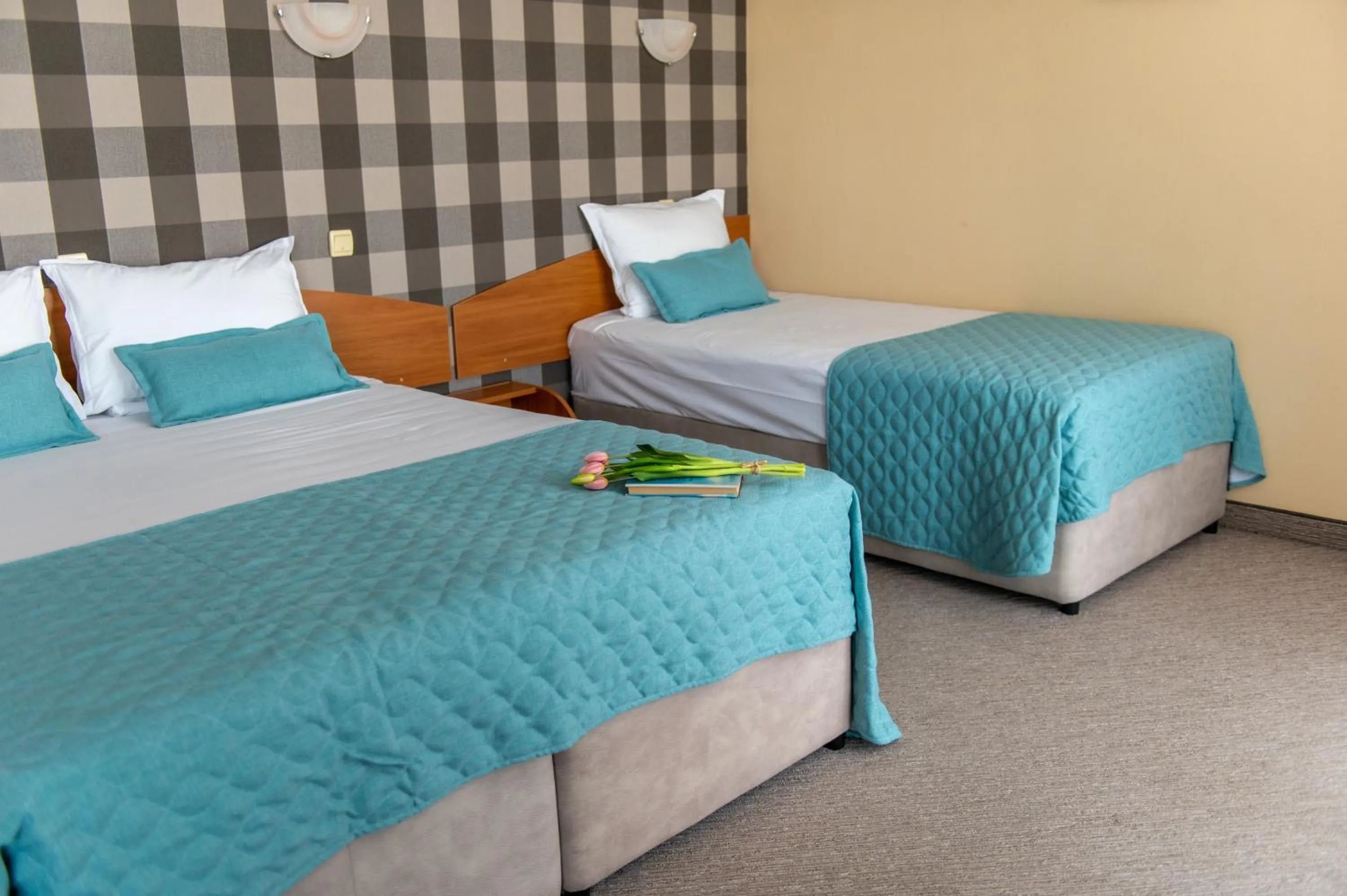 View (from property/room), Bed in MiRaBelle Hotel - All Inclusive