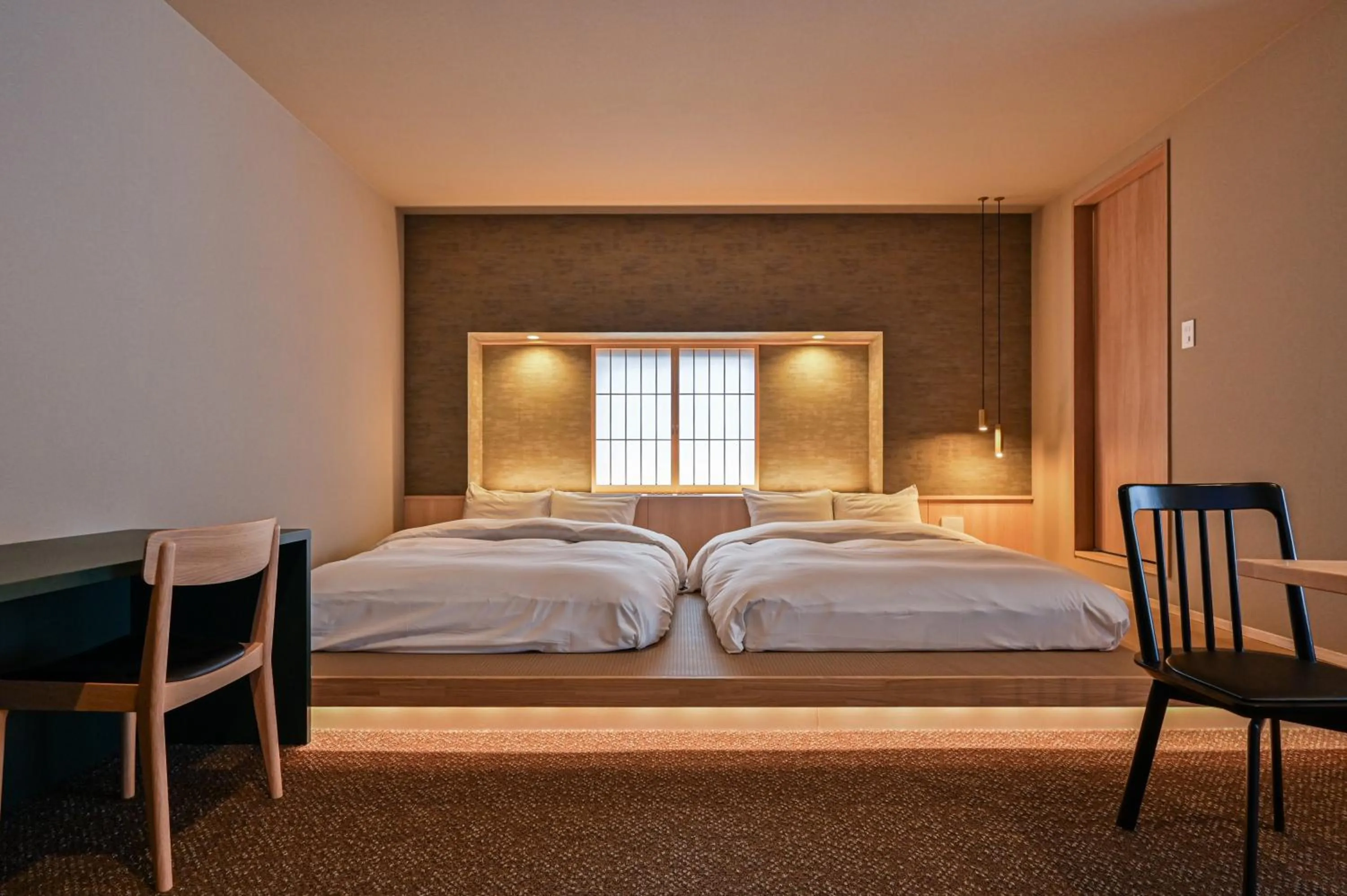 Bed in Ureshino Onsen Yadoya Uchiroji