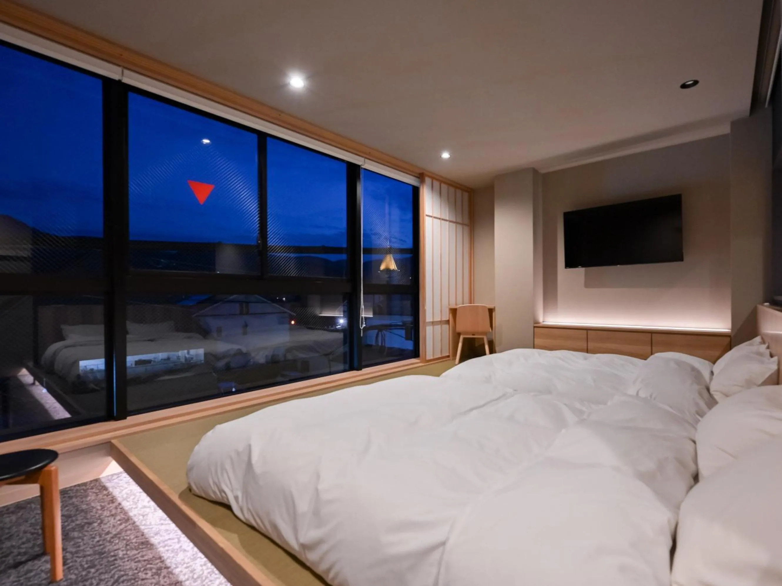 Bed in Ureshino Onsen Yadoya Uchiroji