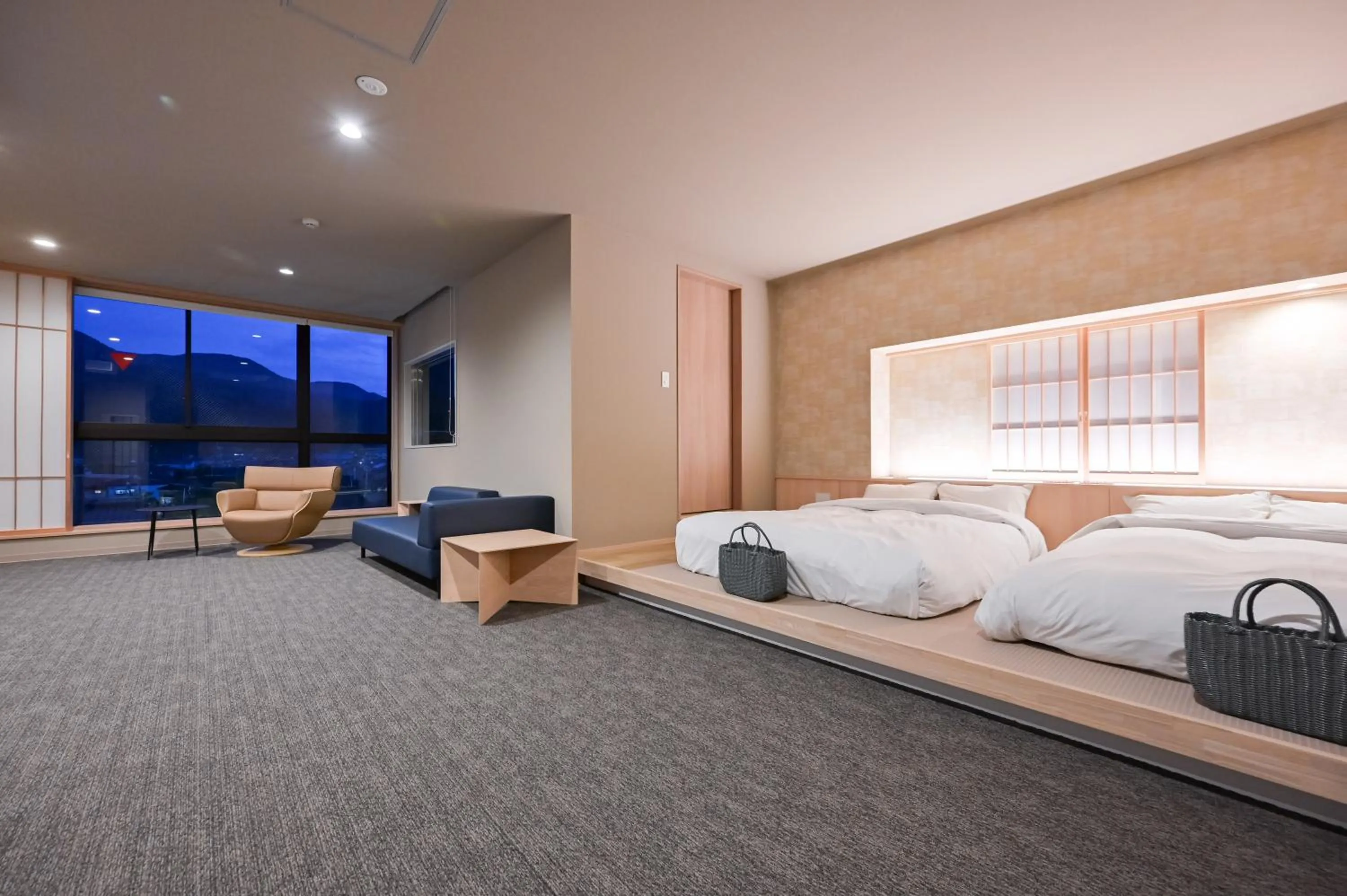 Bed in Ureshino Onsen Yadoya Uchiroji