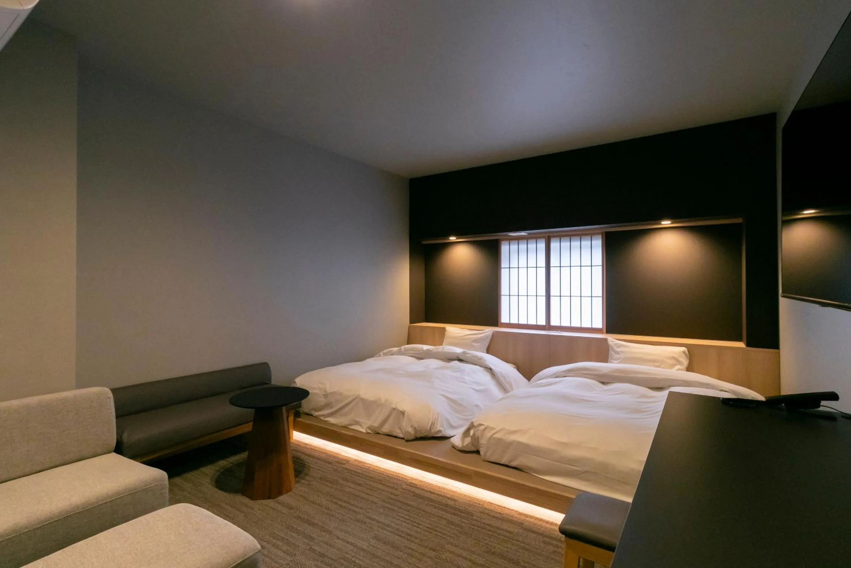 Bed in Ureshino Onsen Yadoya Uchiroji