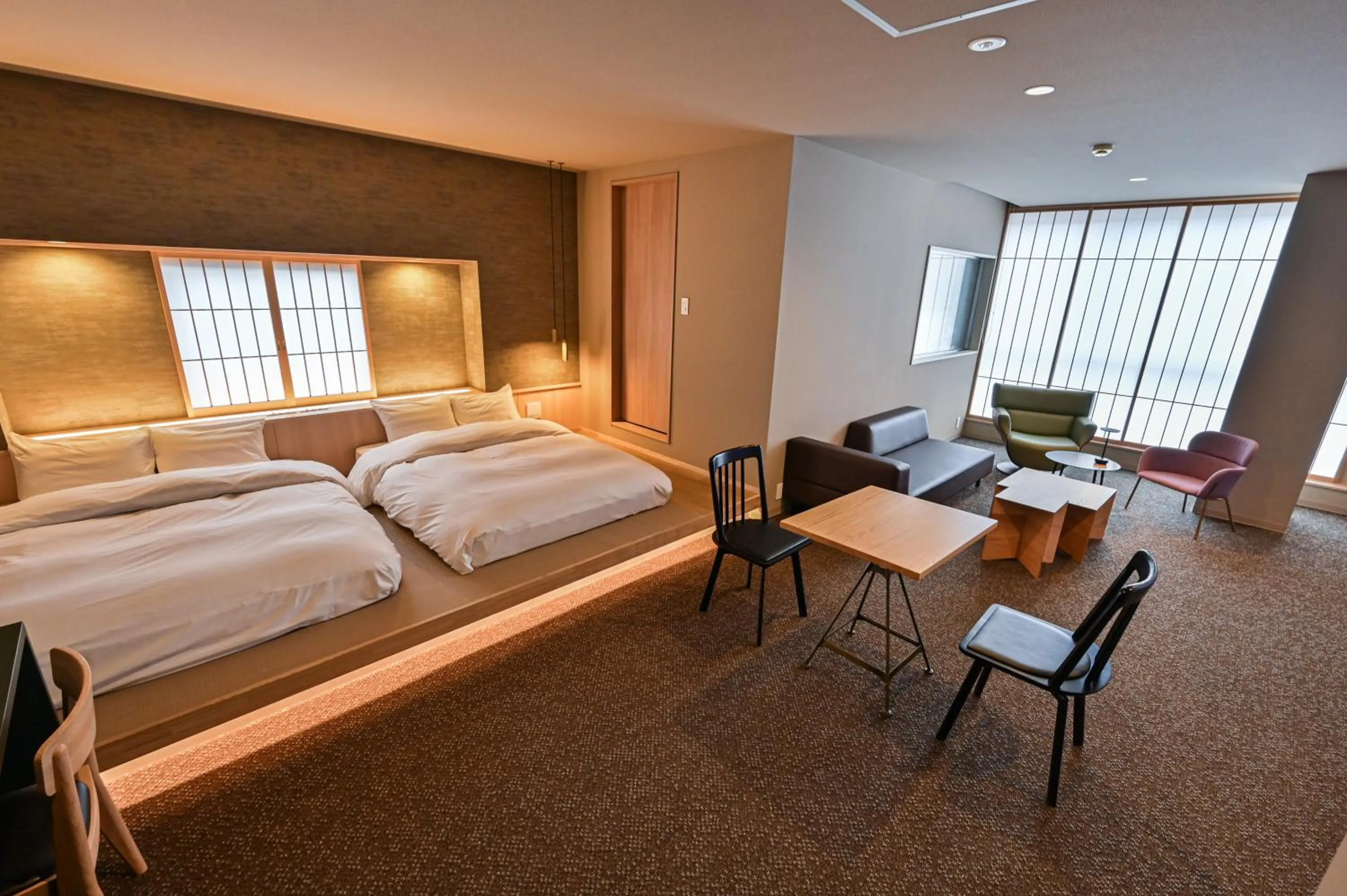 Bed in Ureshino Onsen Yadoya Uchiroji