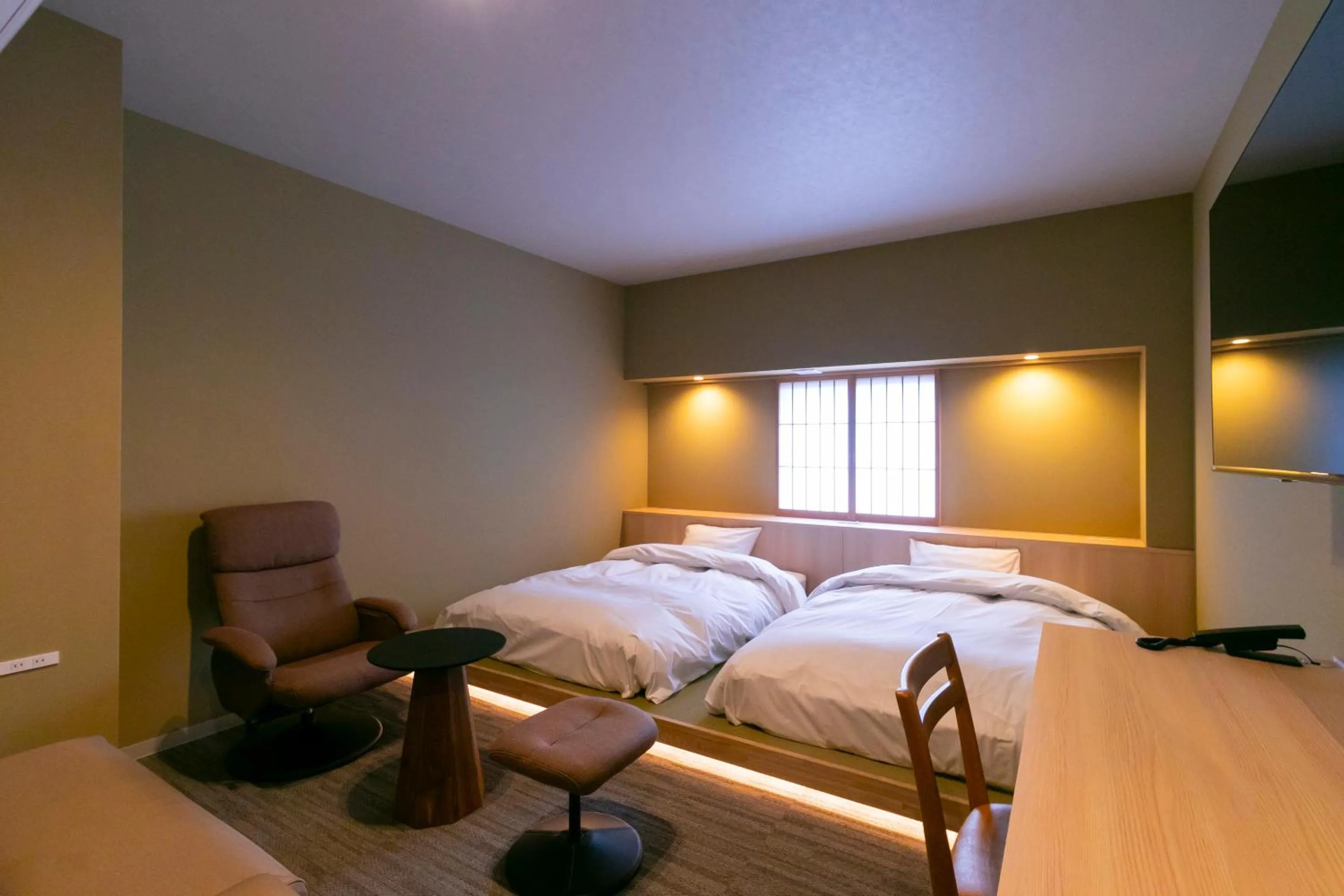 Bed in Ureshino Onsen Yadoya Uchiroji