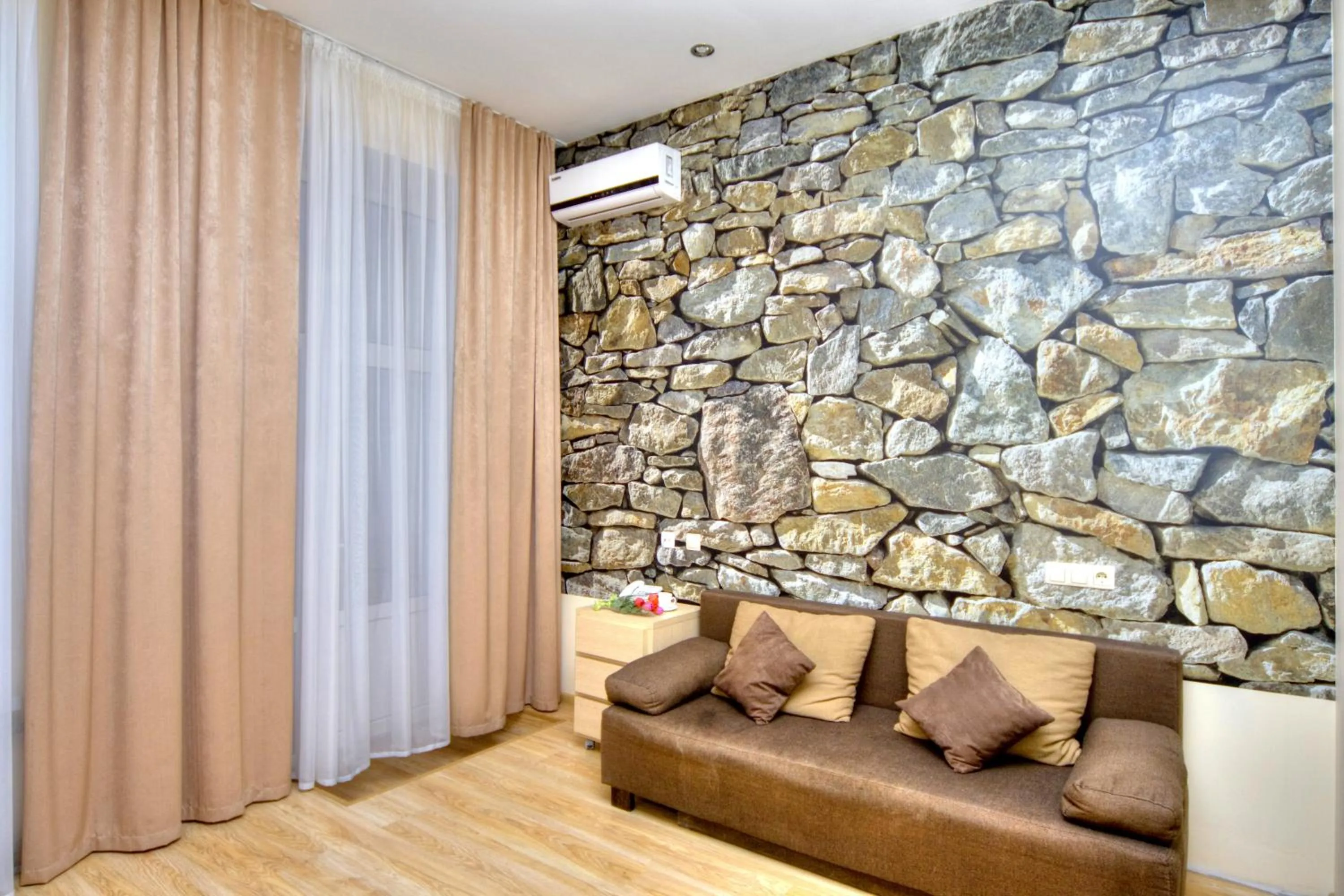 Seating area in Fire Inn