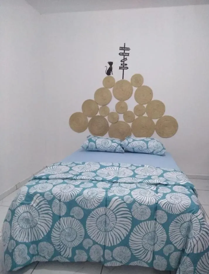 Bed in Pousada Luzemar quarto