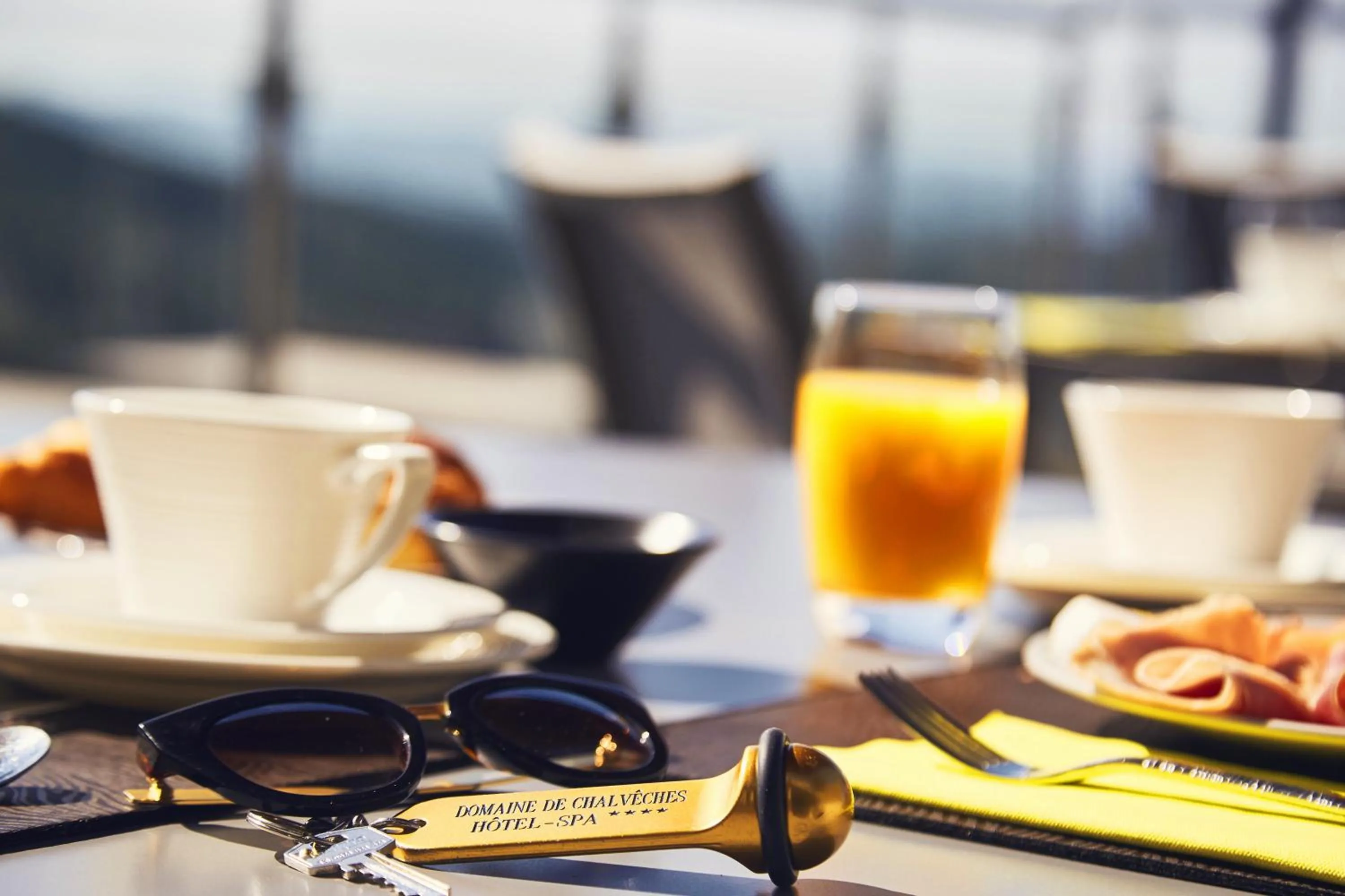 Buffet breakfast in Domaine de Chalvêches Hôtel SPA 4*
