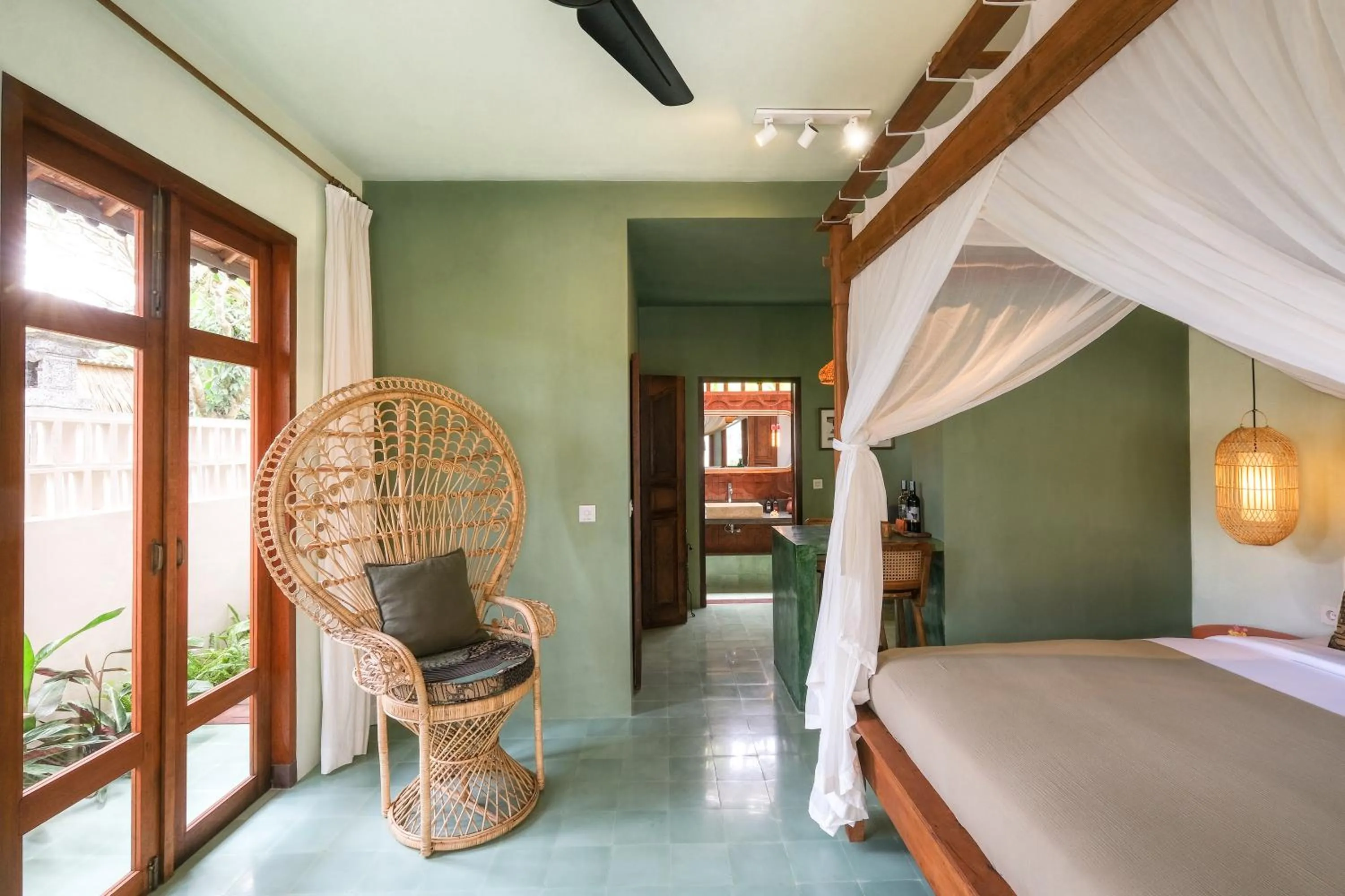 Bedroom, Bed in Rumah Senang - Walk to Beach