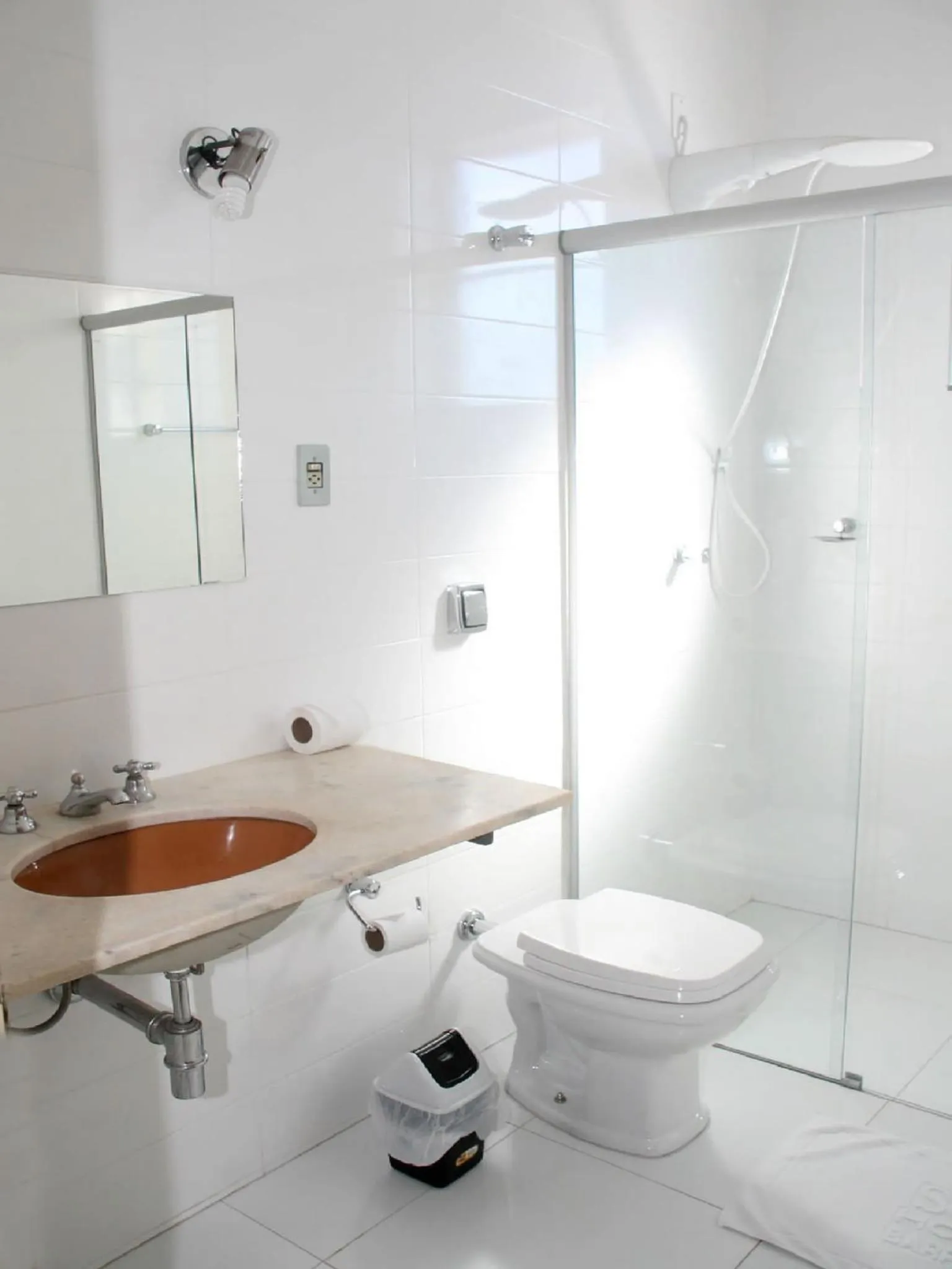 Bathroom in Scala Hotel Barretos