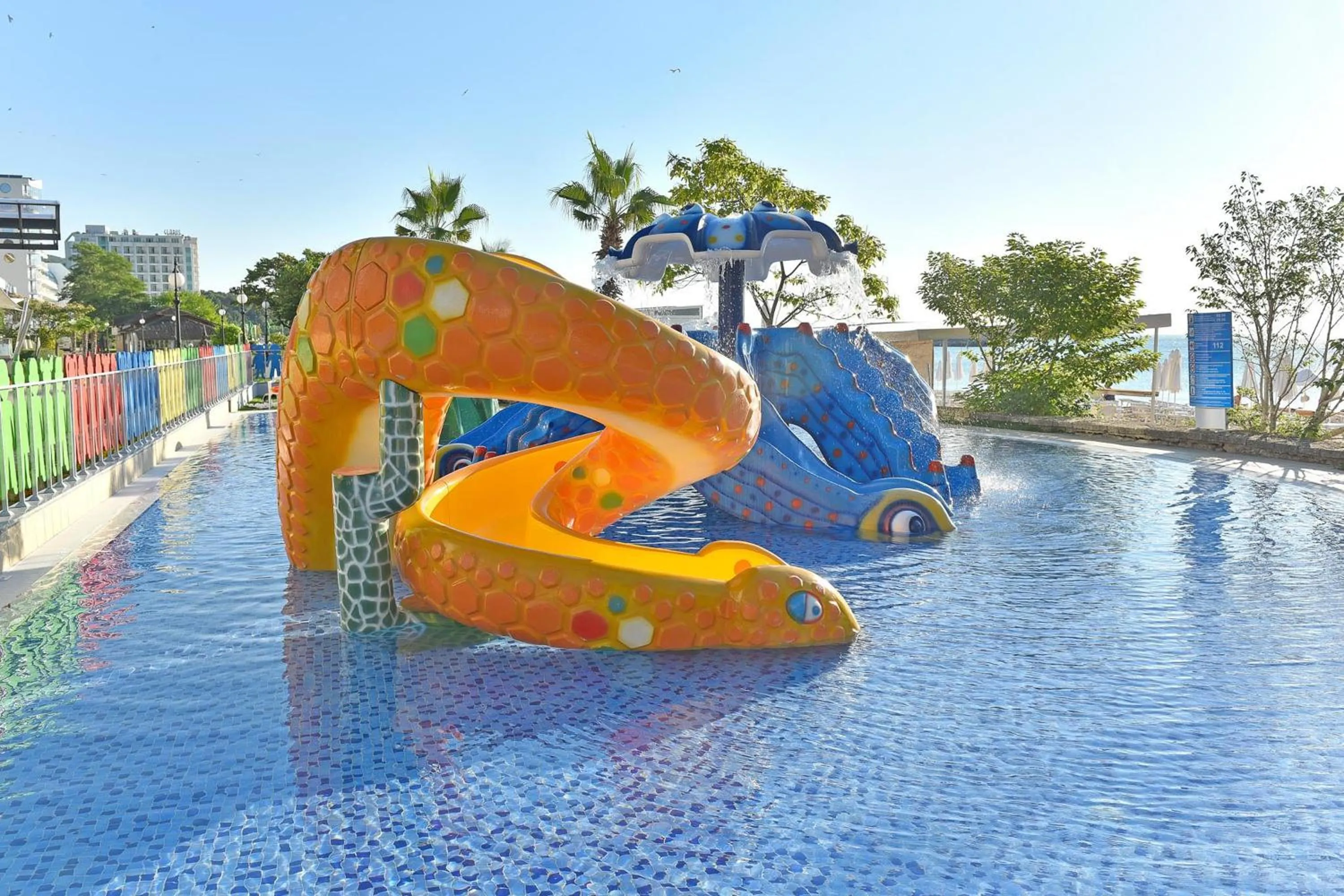 Children play ground in GRIFID Encanto Beach Hotel - MediSPA, Ultra All Inclusive & Private Beach