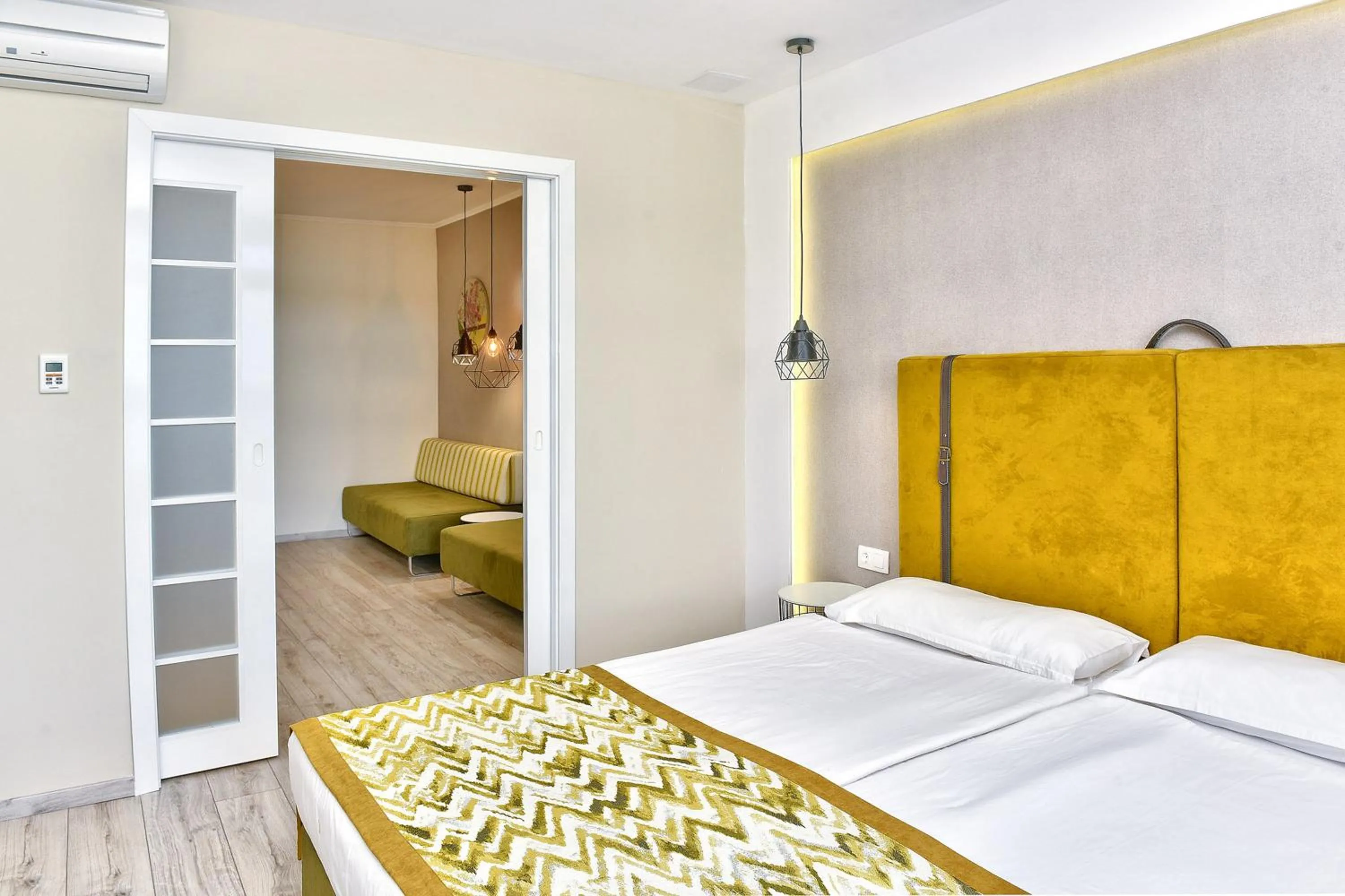 Bathroom, Bed in GRIFID Encanto Beach Hotel - MediSPA, Ultra All Inclusive & Private Beach