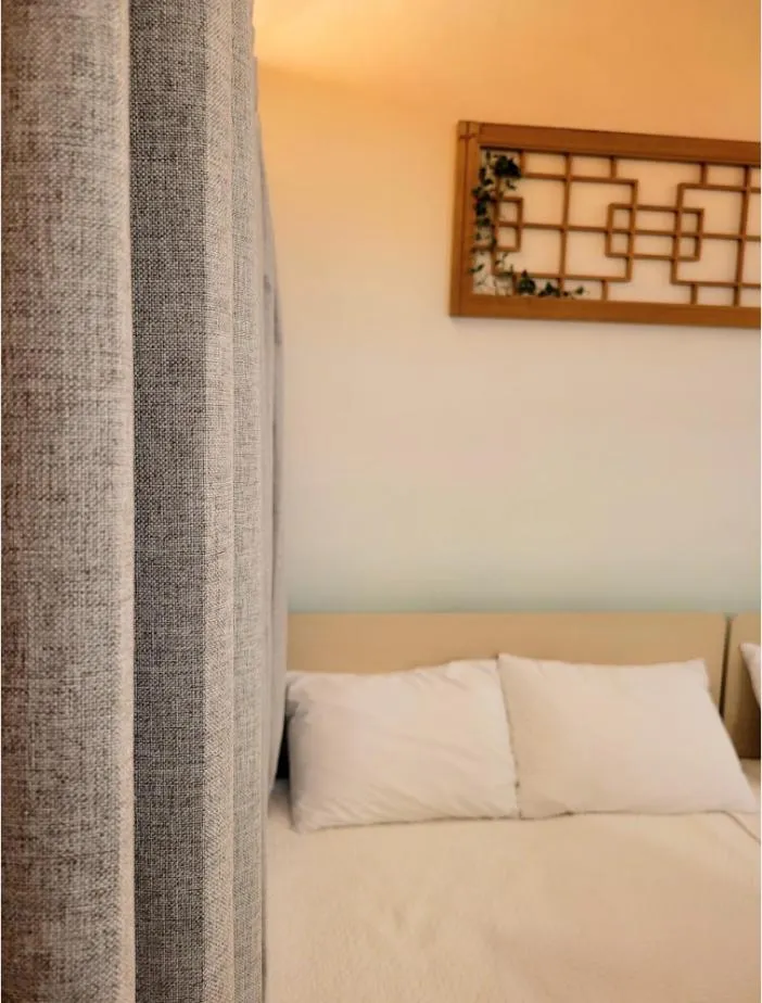 Bed in NagNe House Boutique Hanok