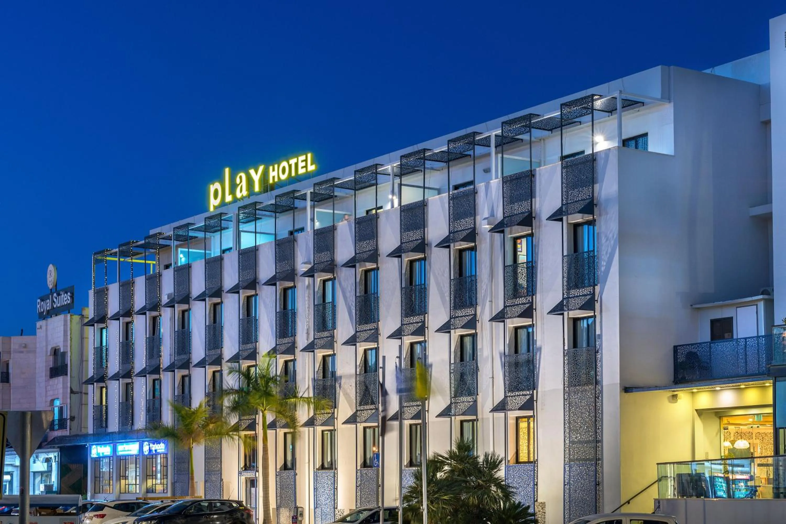 Property building in Play Eilat Hotel