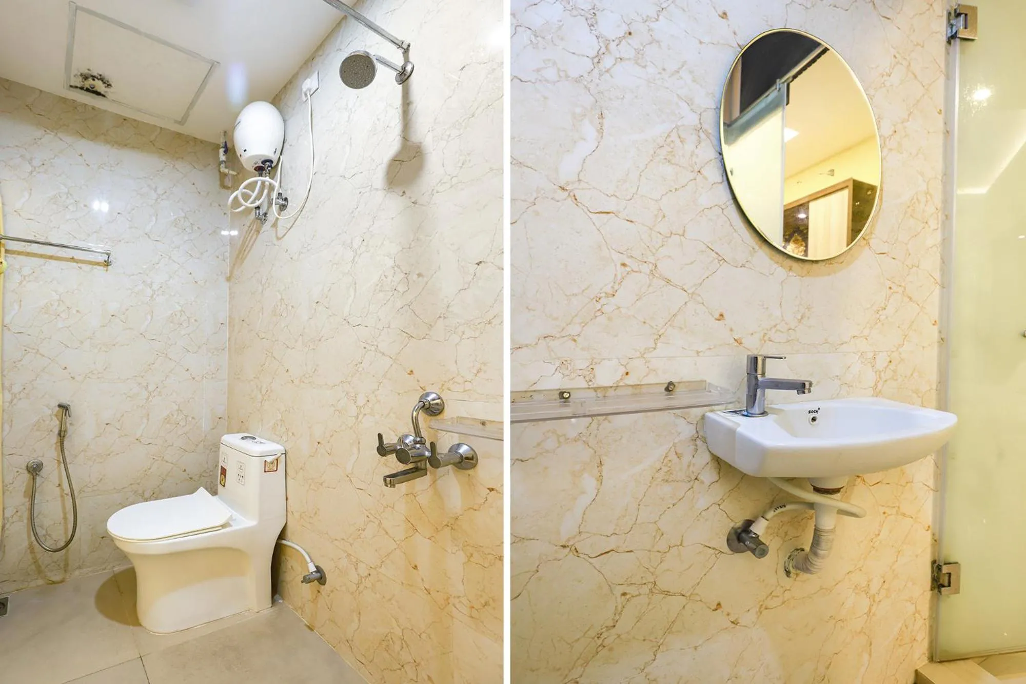 Bathroom in FabHotel Joy Residency
