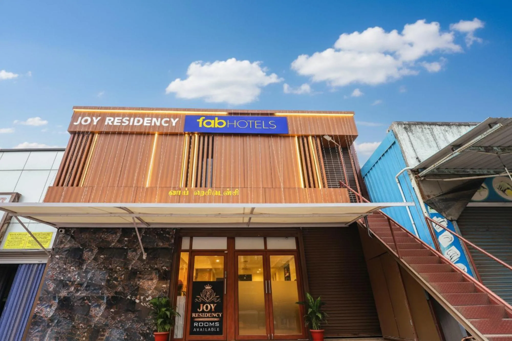 Property building in FabHotel Joy Residency