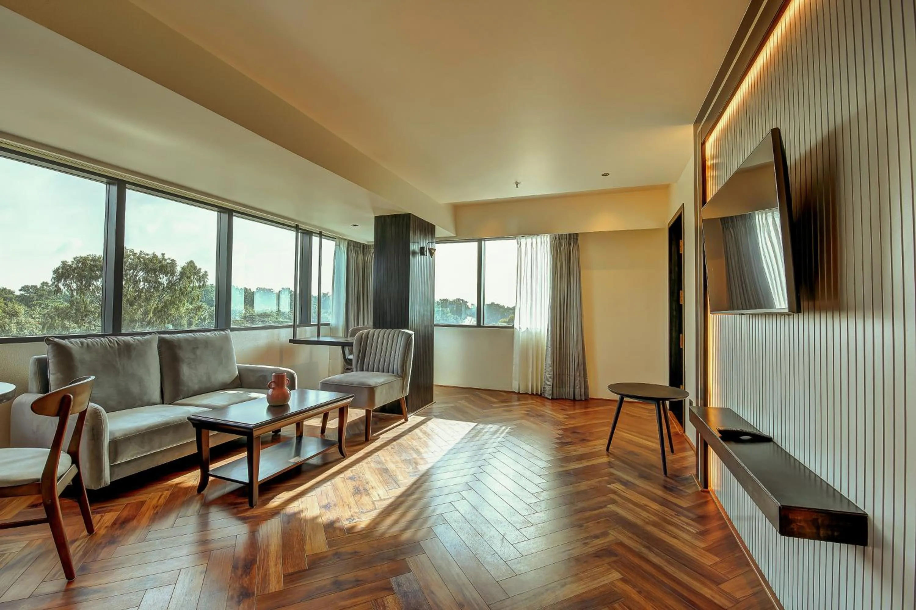 Seating area in Regenta Central Javaji Mysore