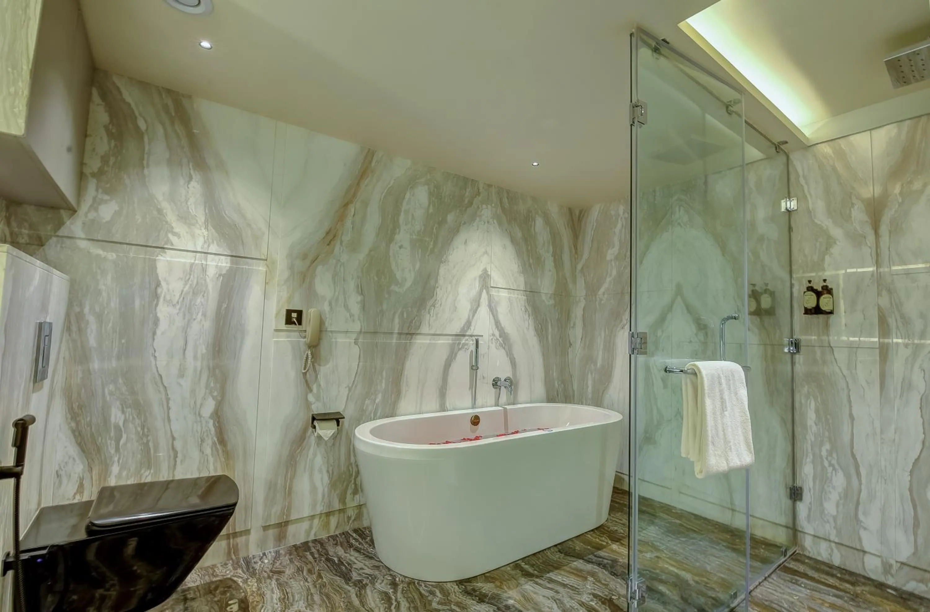 Bathroom in Regenta Central Javaji Mysore