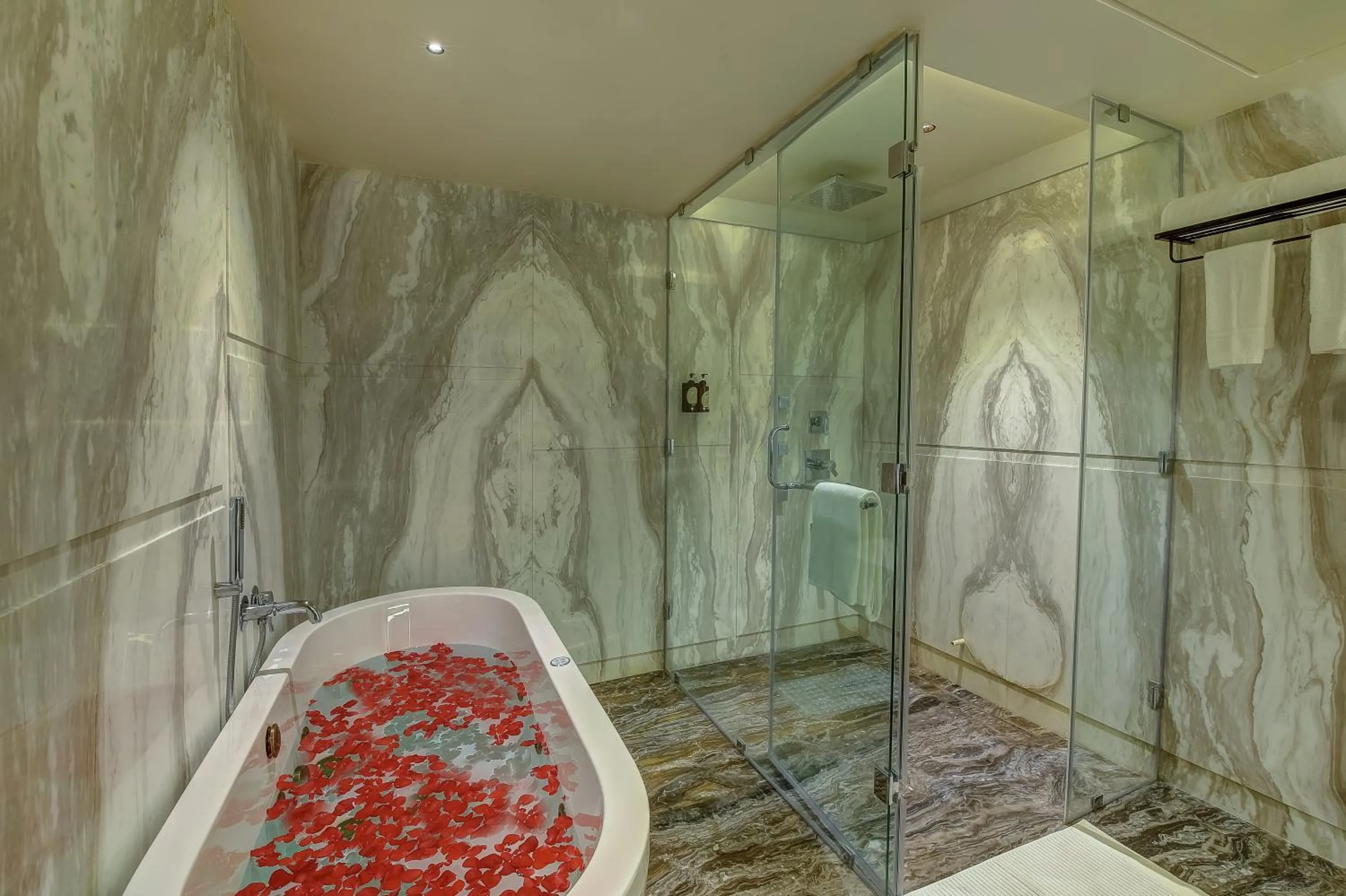 Bathroom in Regenta Central Javaji Mysore