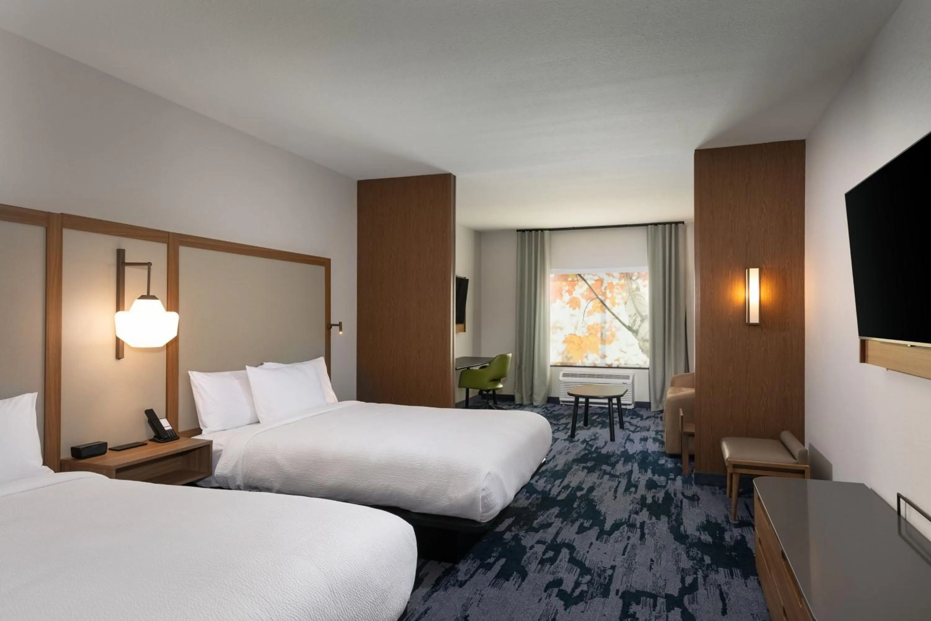Bedroom, Bed in Fairfield by Marriott Inn & Suites Omaha at MH Landing