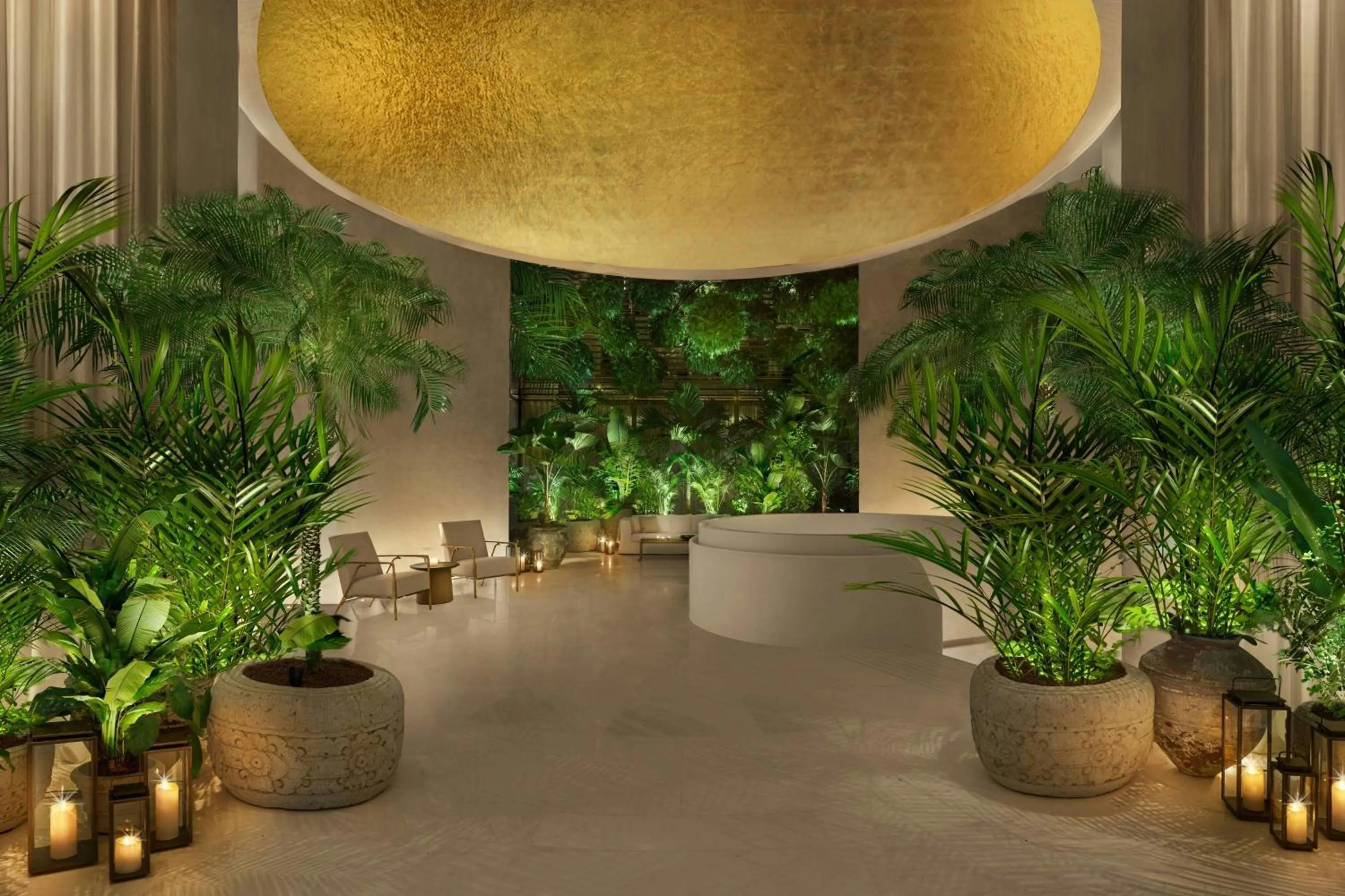 Lobby or reception in The Singapore EDITION