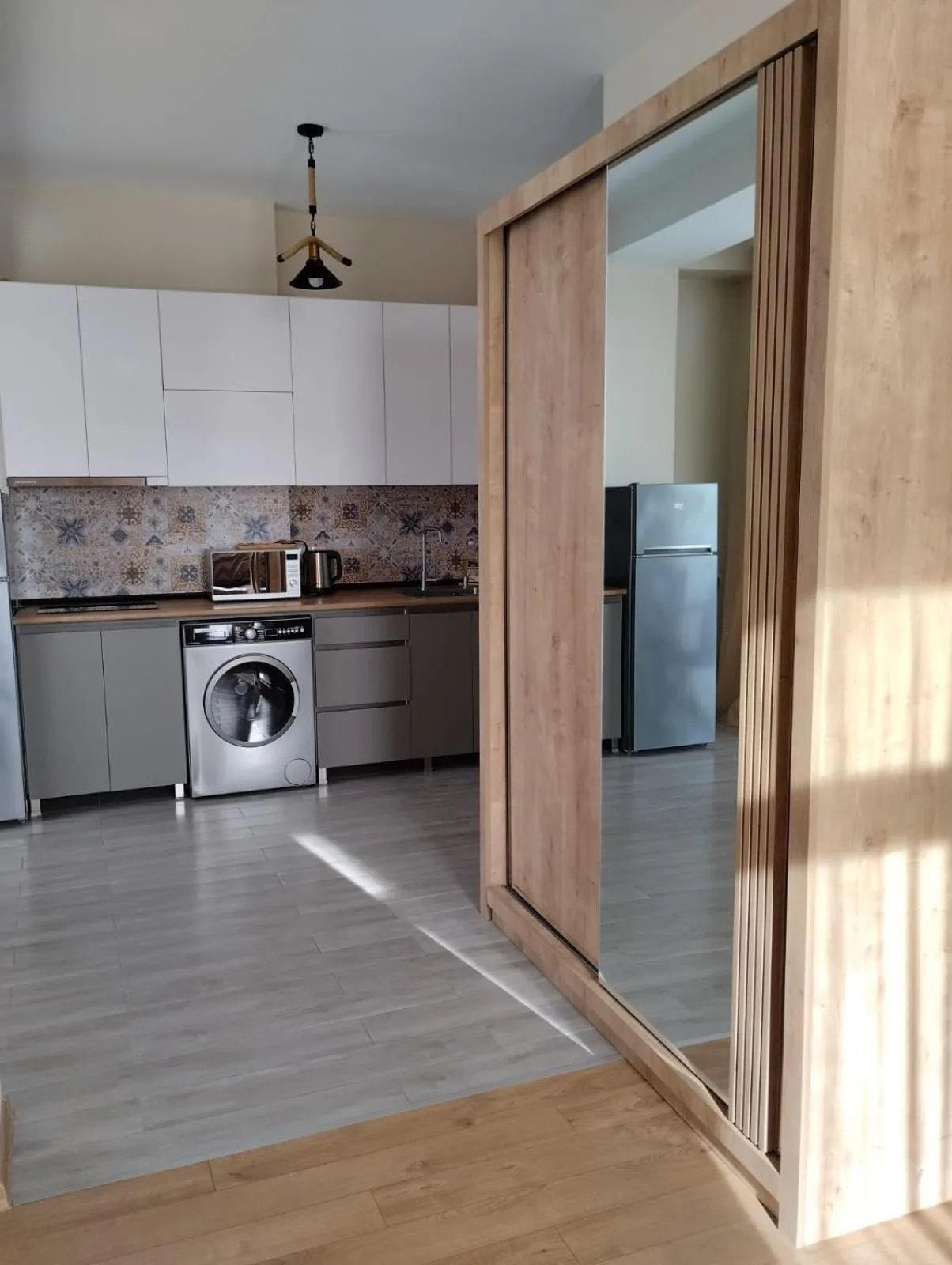 Kitchen or kitchenette in Sky by the river