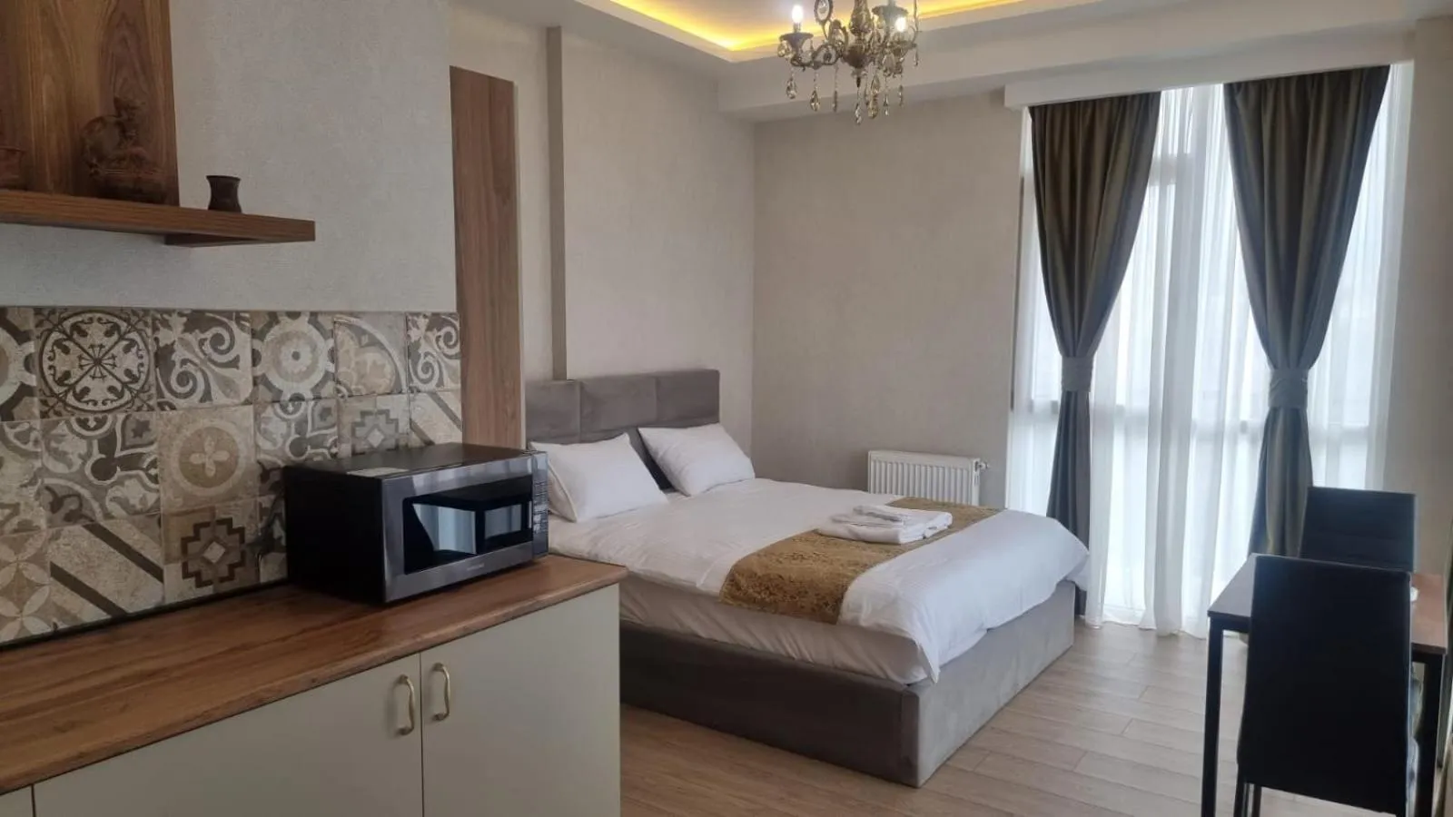 Bed in Sky by the river