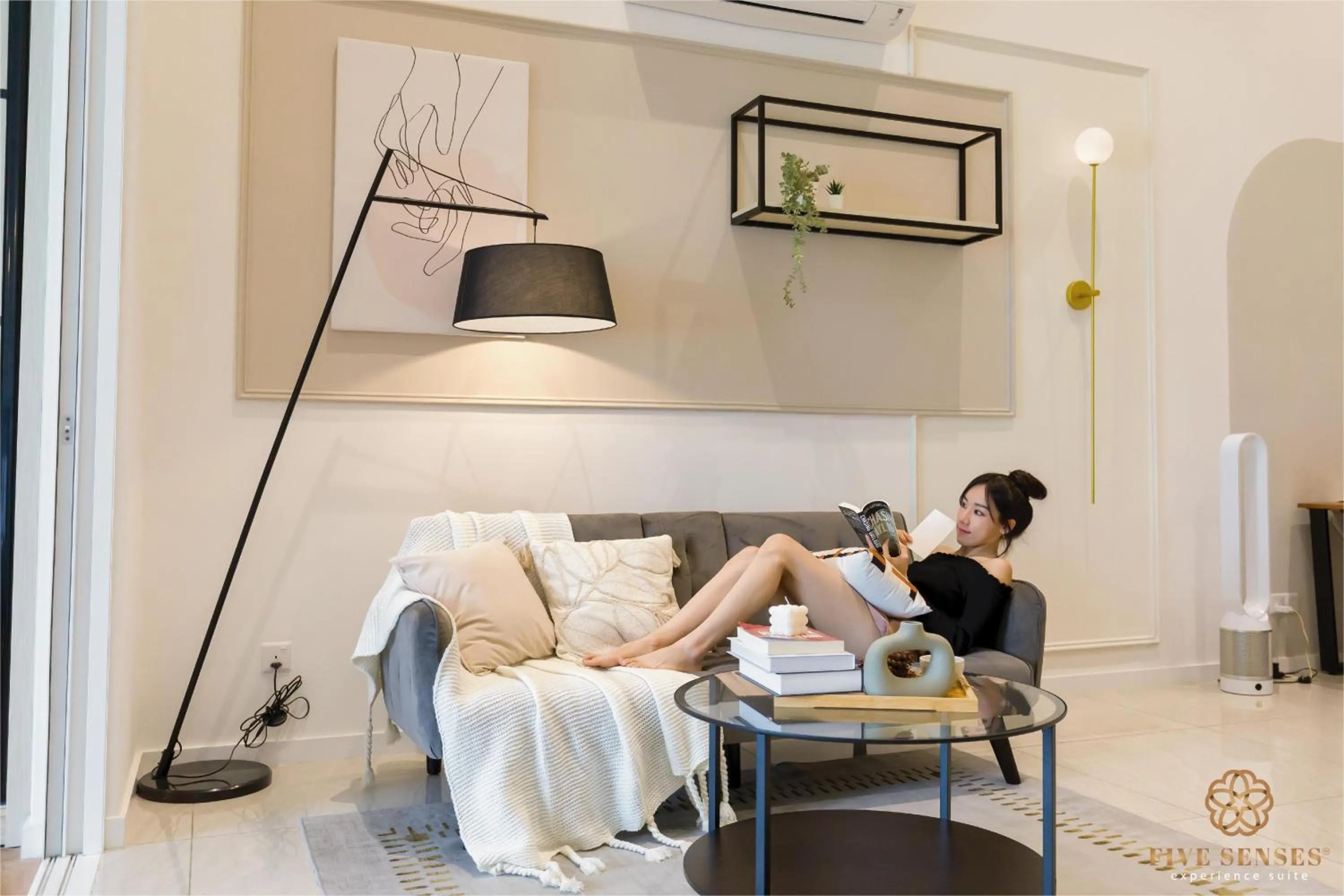 Living room in Quill Residences Kuala Lumpur, Five Senses