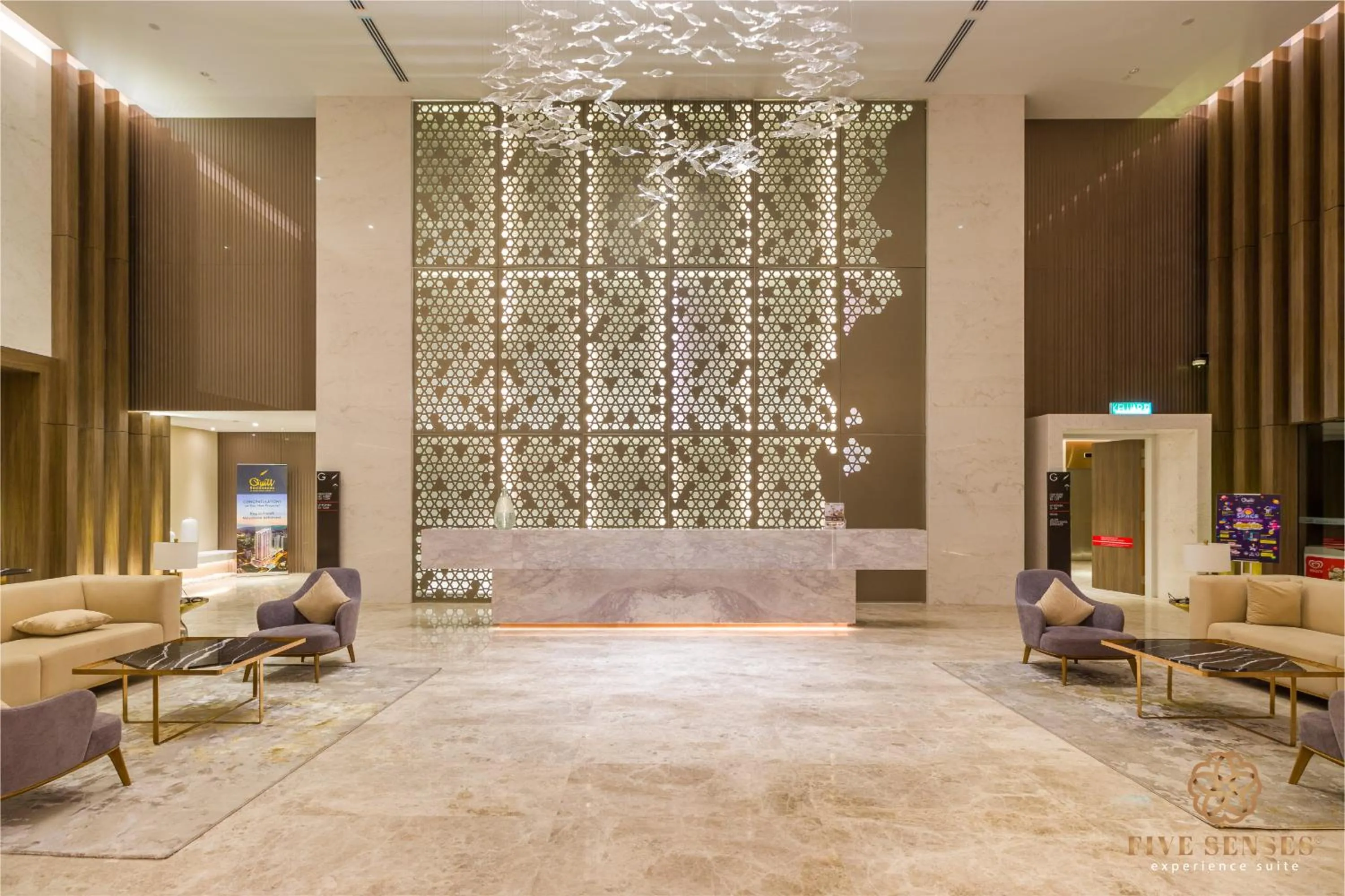 Lobby or reception in Quill Residences Kuala Lumpur, Five Senses