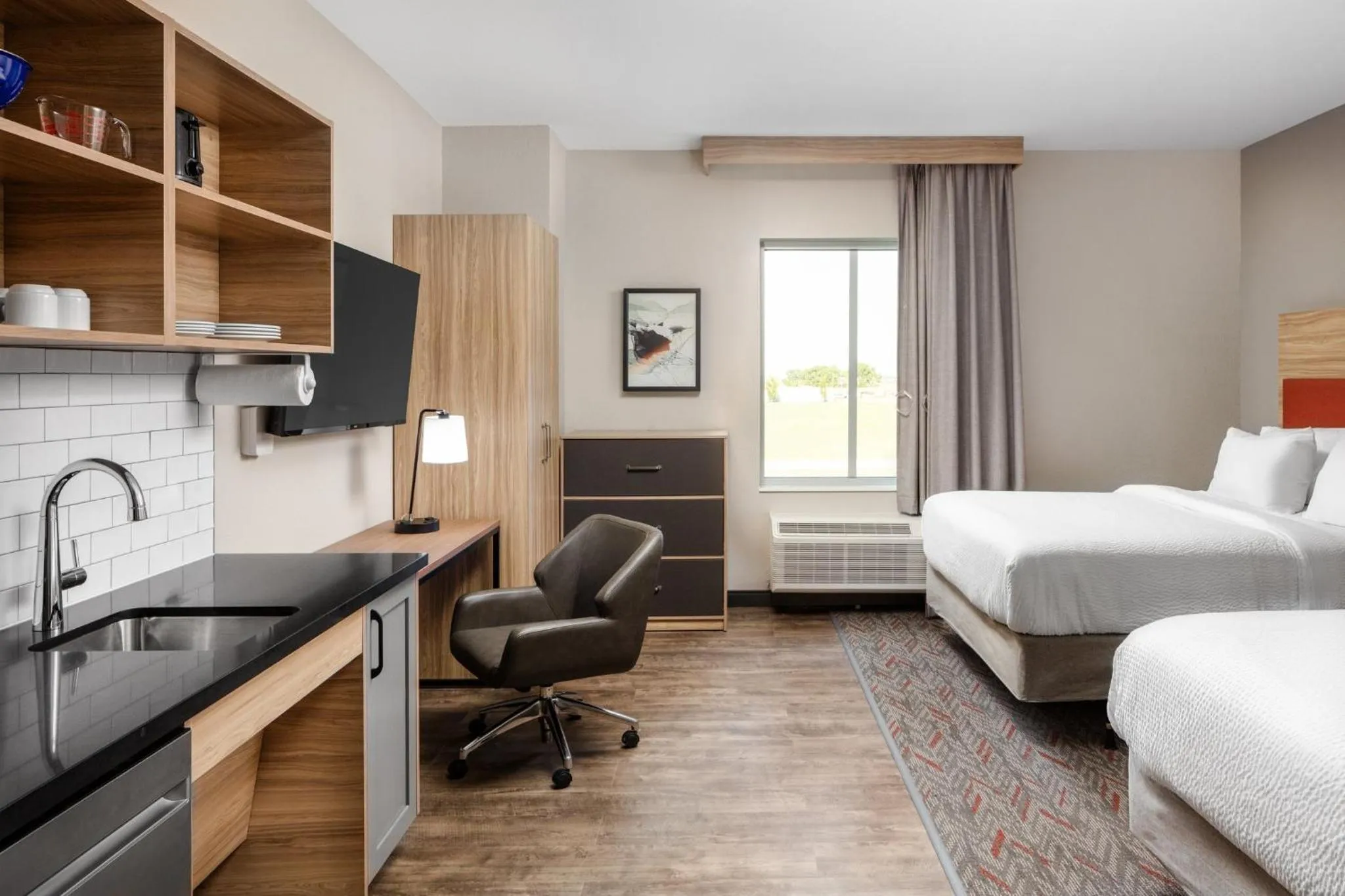 Photo of the whole room, Bed in Candlewood Suites North Platte by IHG