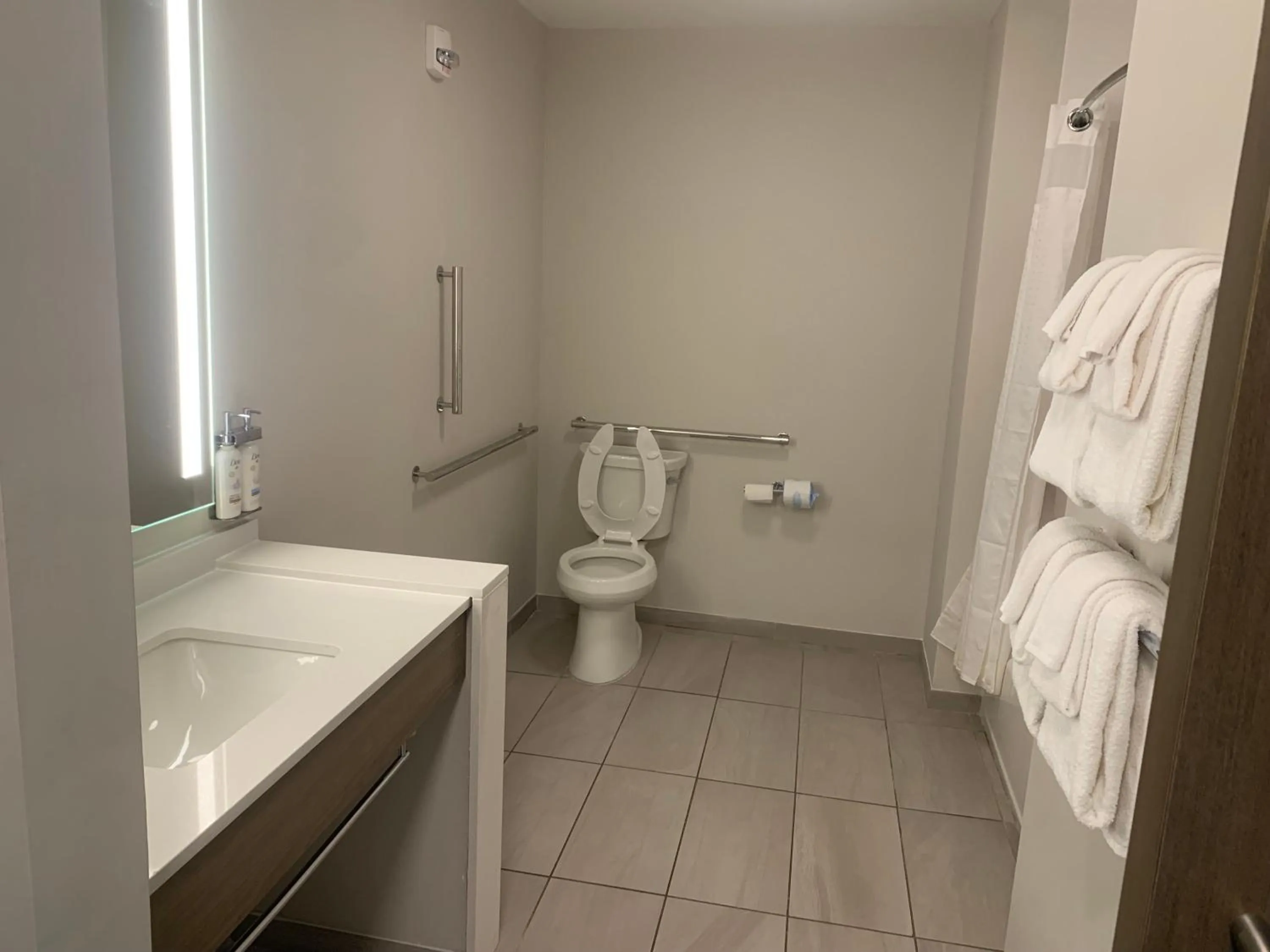 Toilet in Holiday Inn Express Jesup by IHG