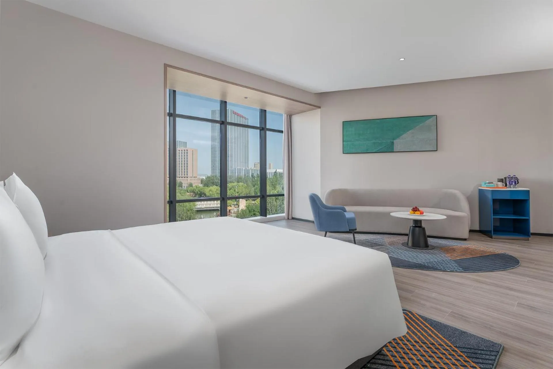 Bed in Holiday Inn Express Yinchuan Yuehai