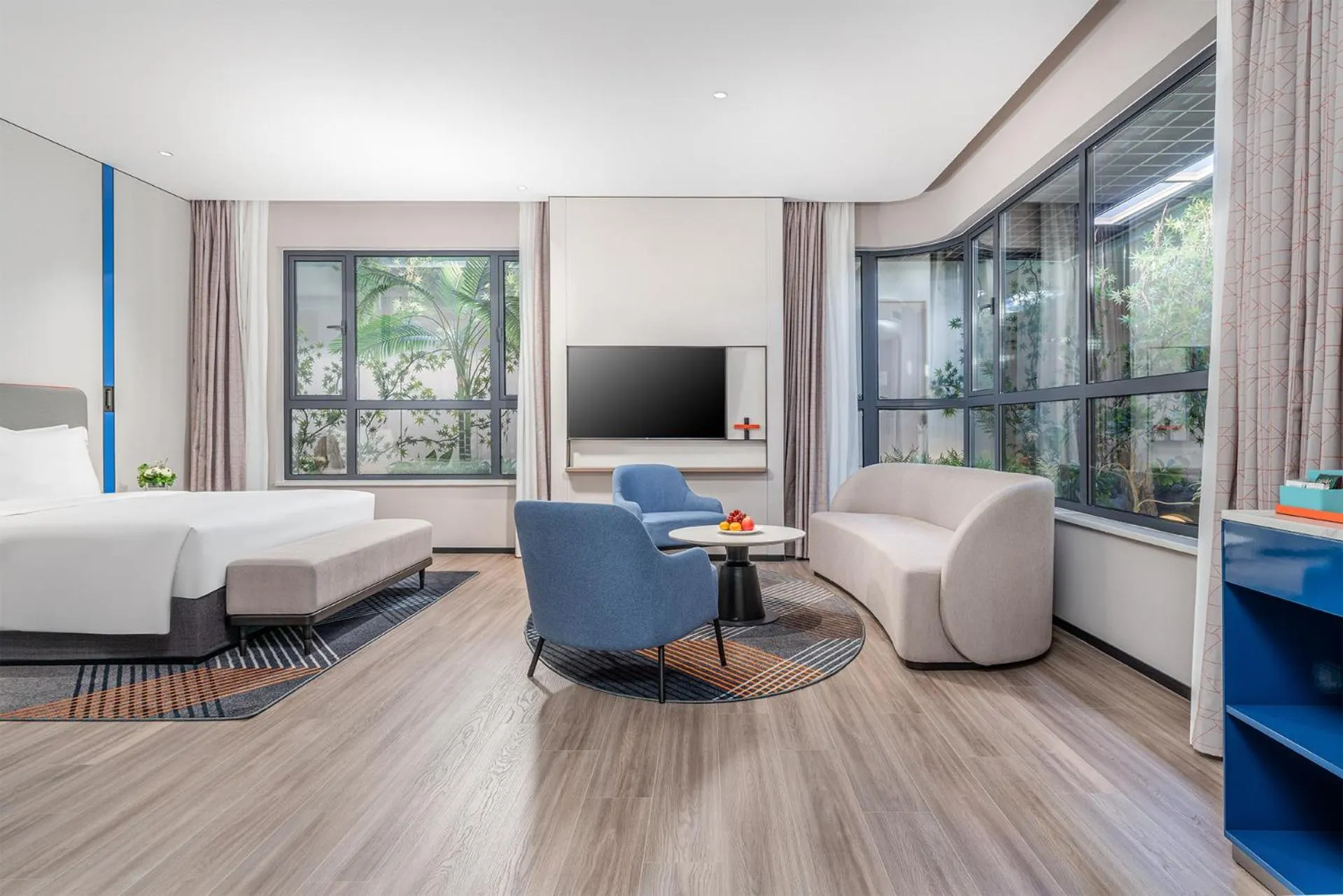 Bed in Holiday Inn Express Yinchuan Yuehai