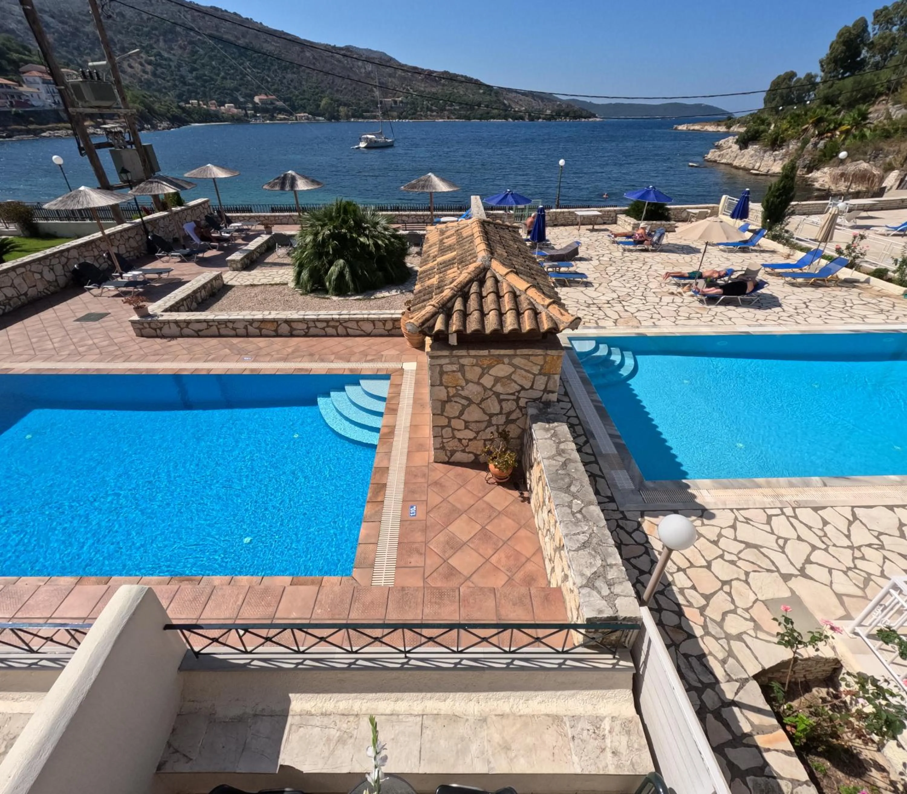 Pool view in Villa Nelli