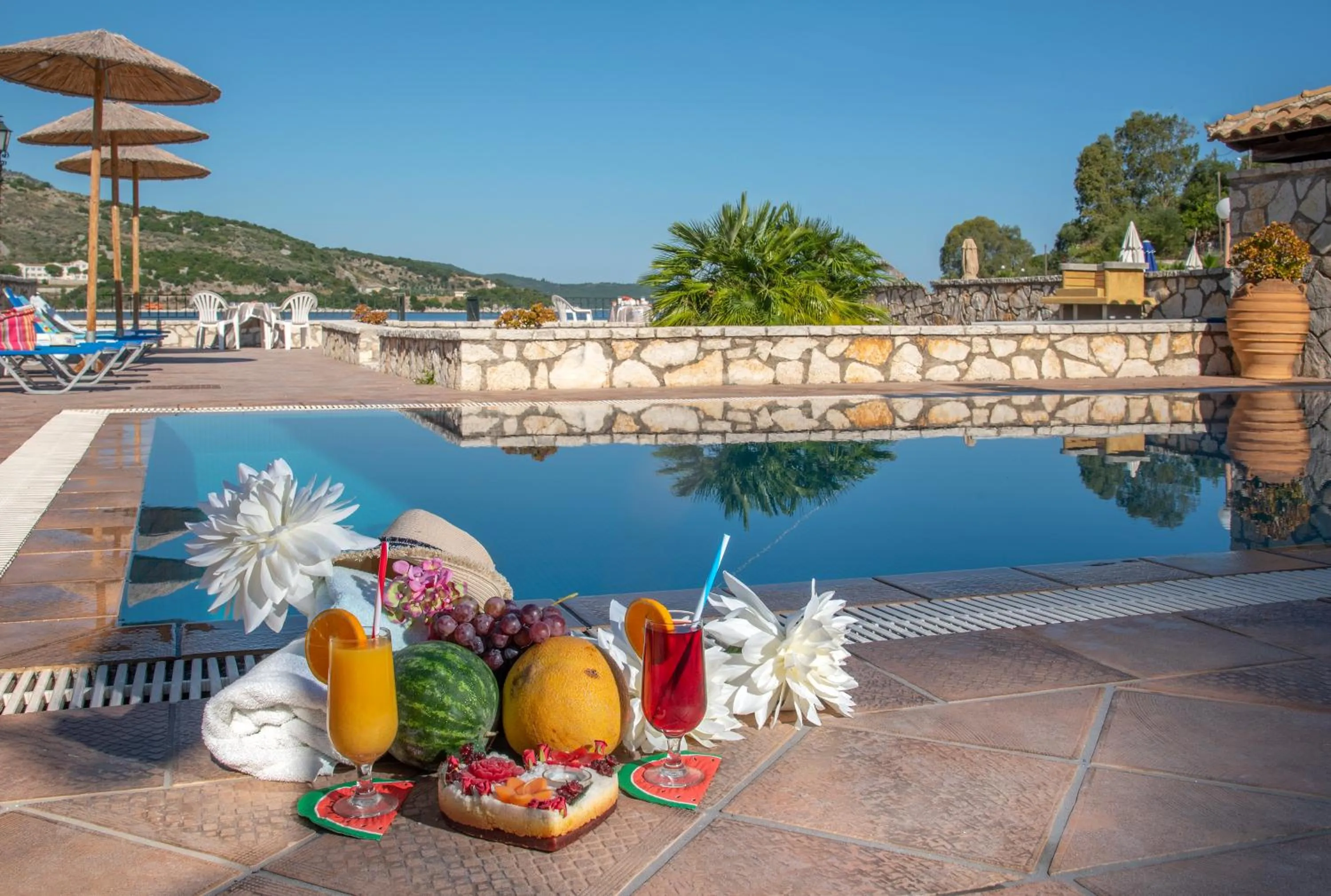 Pool view in Villa Nelli