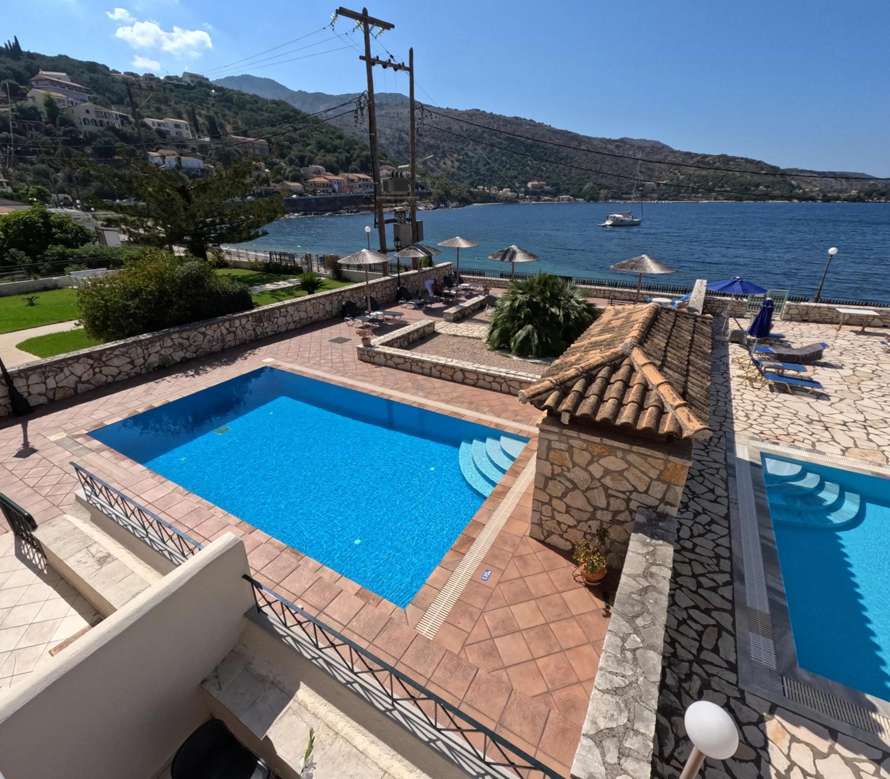 Pool view in Villa Nelli