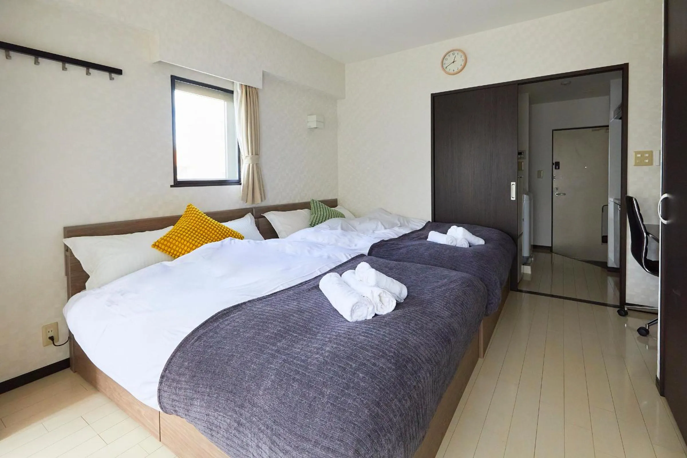 Bed in 錦系町天空樹景觀飯店 Skytree View Kinshicho - crib free