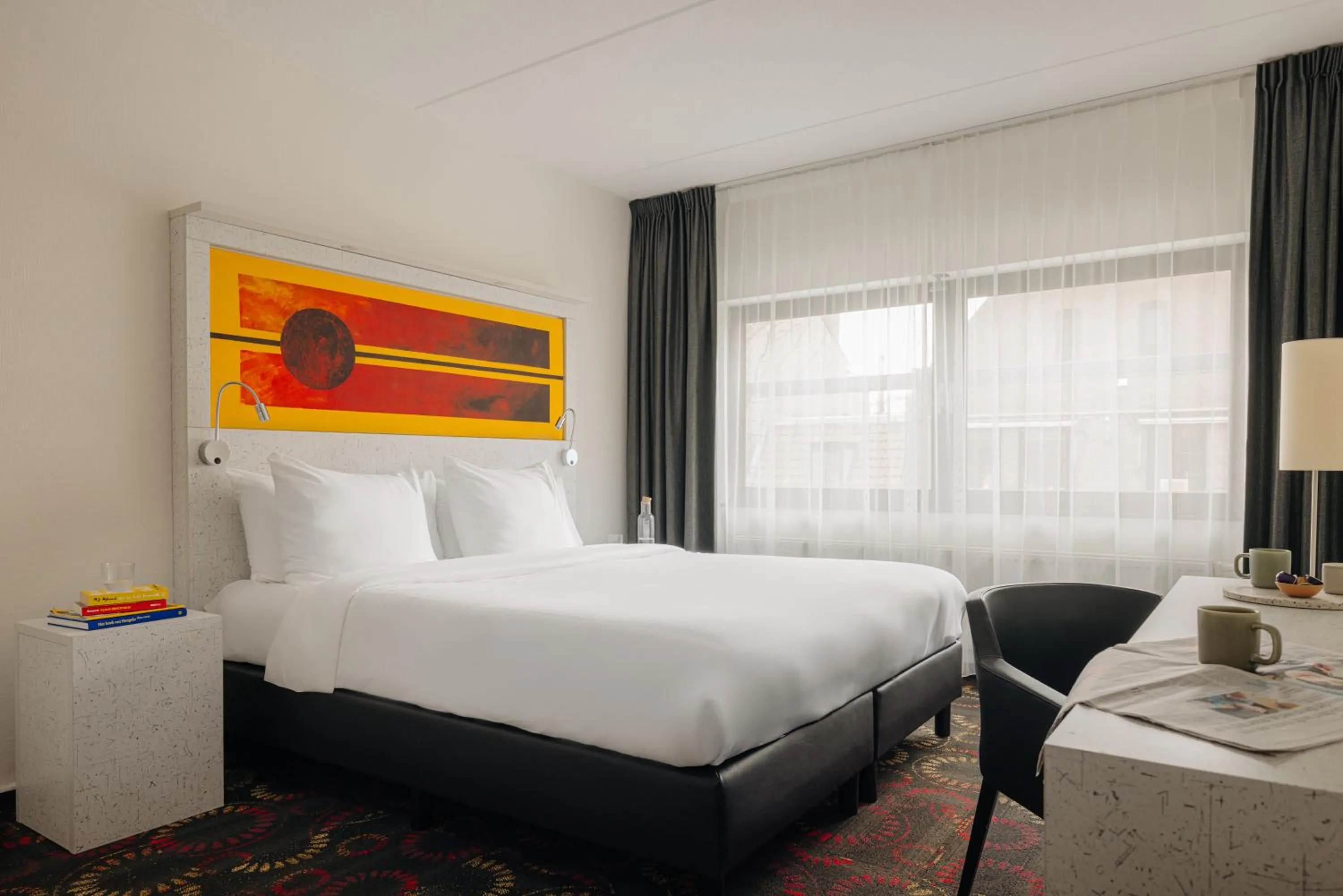 Bedroom, Bed in Leonardo Hotel Hengelo City Center